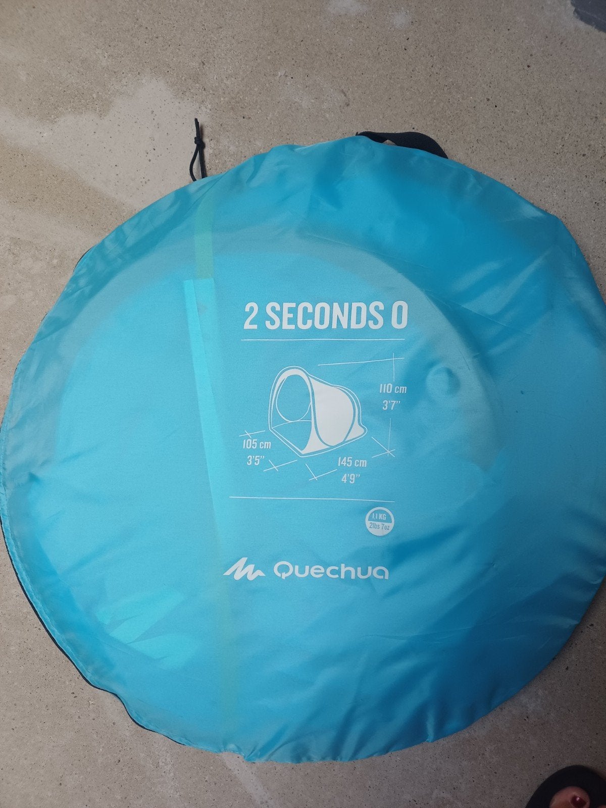 Quechua 2 Seconds 0 strandtentje voor kinderen, Caravans en Kamperen, Ophalen