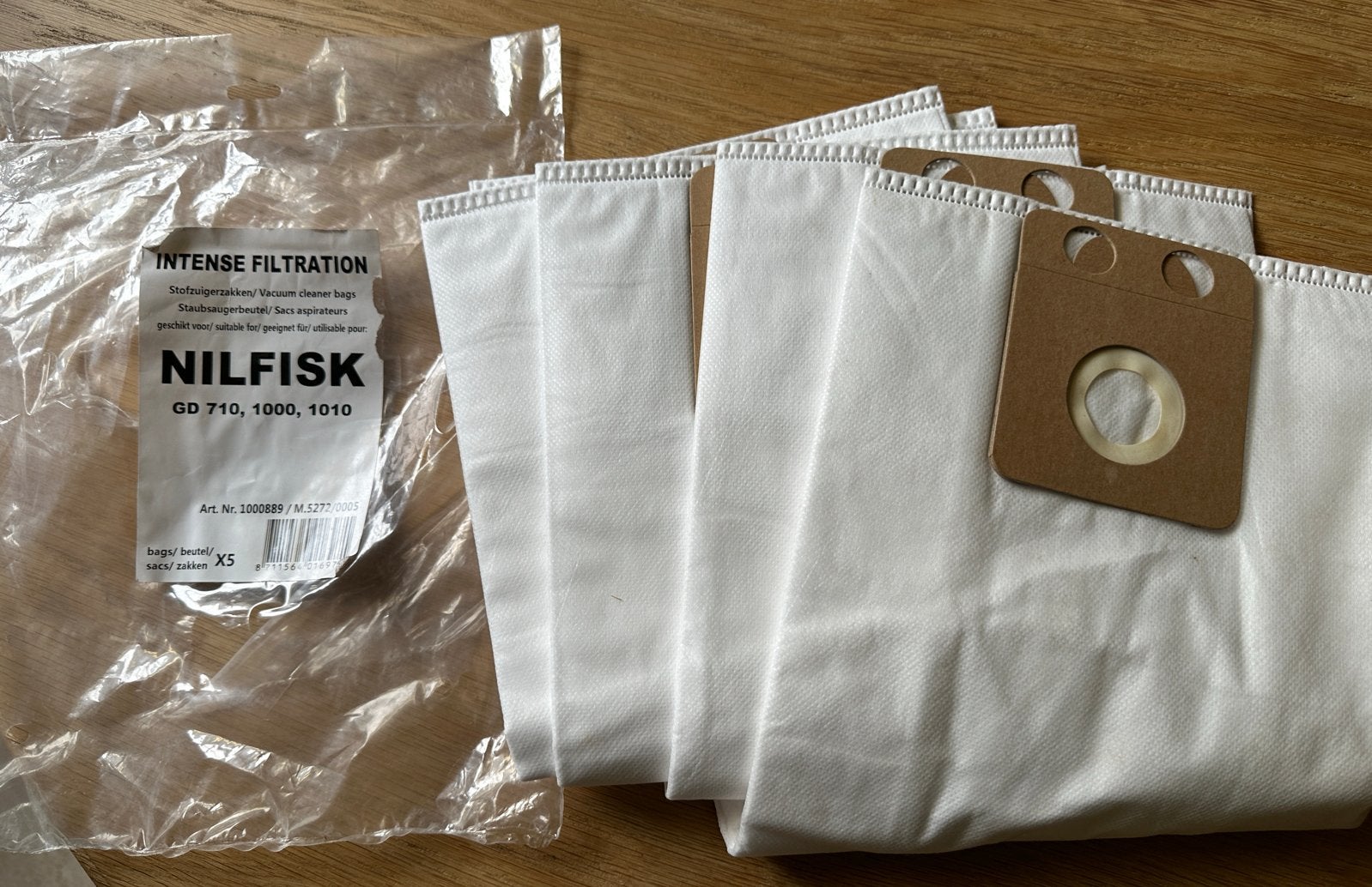 Stofzuigerzakken 4 stuks voor Nilfisk GD 710, 1000, 1010, Stofzak, Overige merken, Overige typen, Nieuw