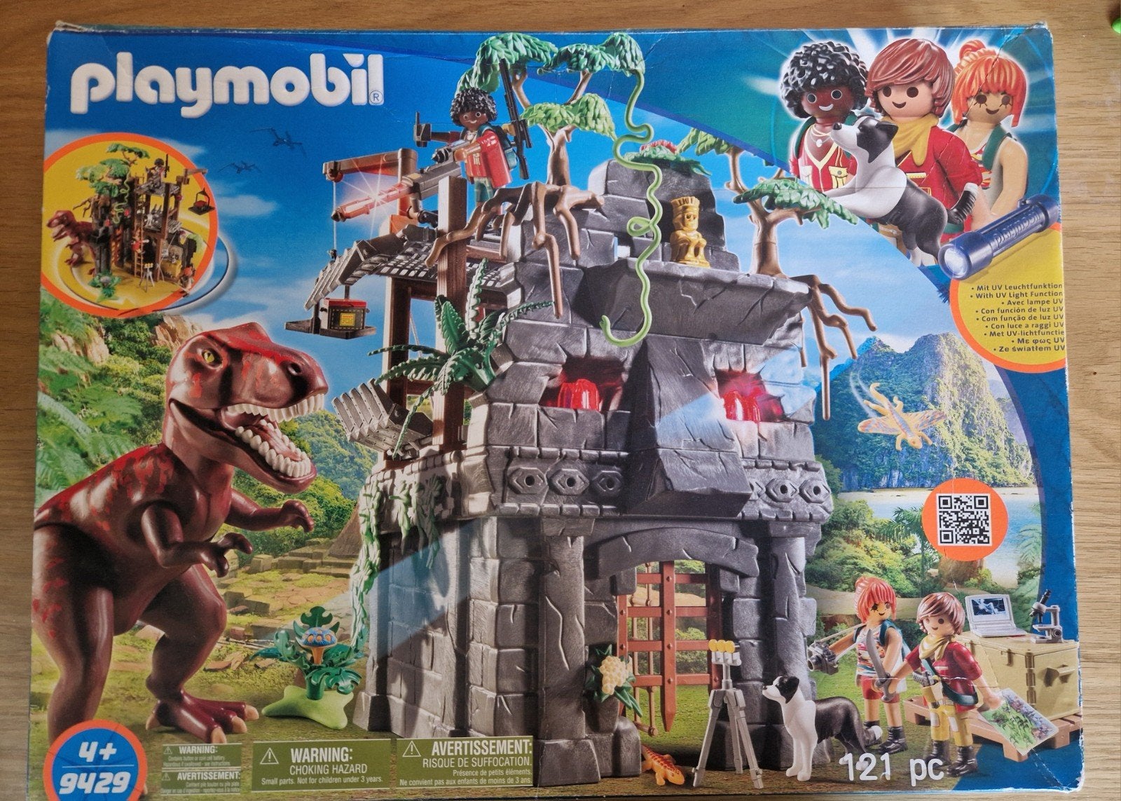 Playmobil 9429 Dino Onderzoekstation met T-Rex, Gebouw, Complete set, Ophalen of Verzenden, Zo goed als nieuw