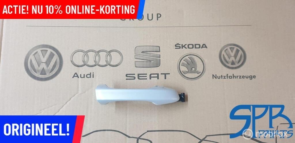 GOLF 7 LB9Z RECHTS Deurgreep Rechtsvoor Rechtsachter GREEP, Volkswagen, Nieuw, Ophalen of Verzenden, Volkswagen
