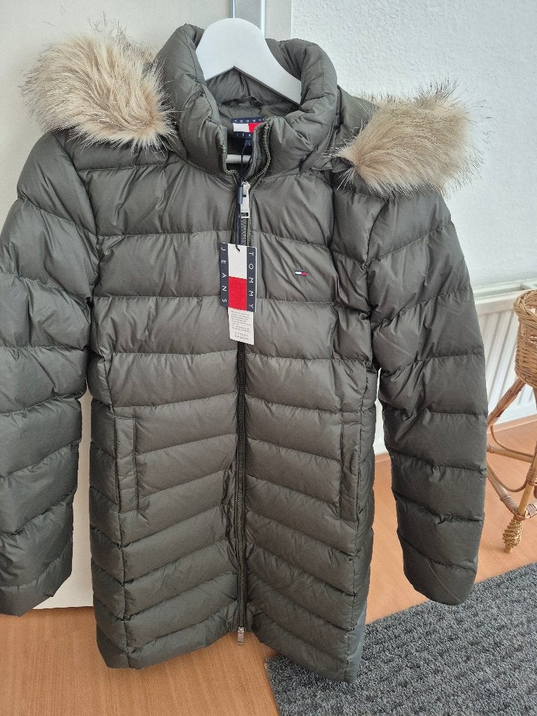 Nieuw winterjas Tommy Hilfiger, Maat 42/44 (L), Nieuw, Ophalen of Verzenden, Groen
