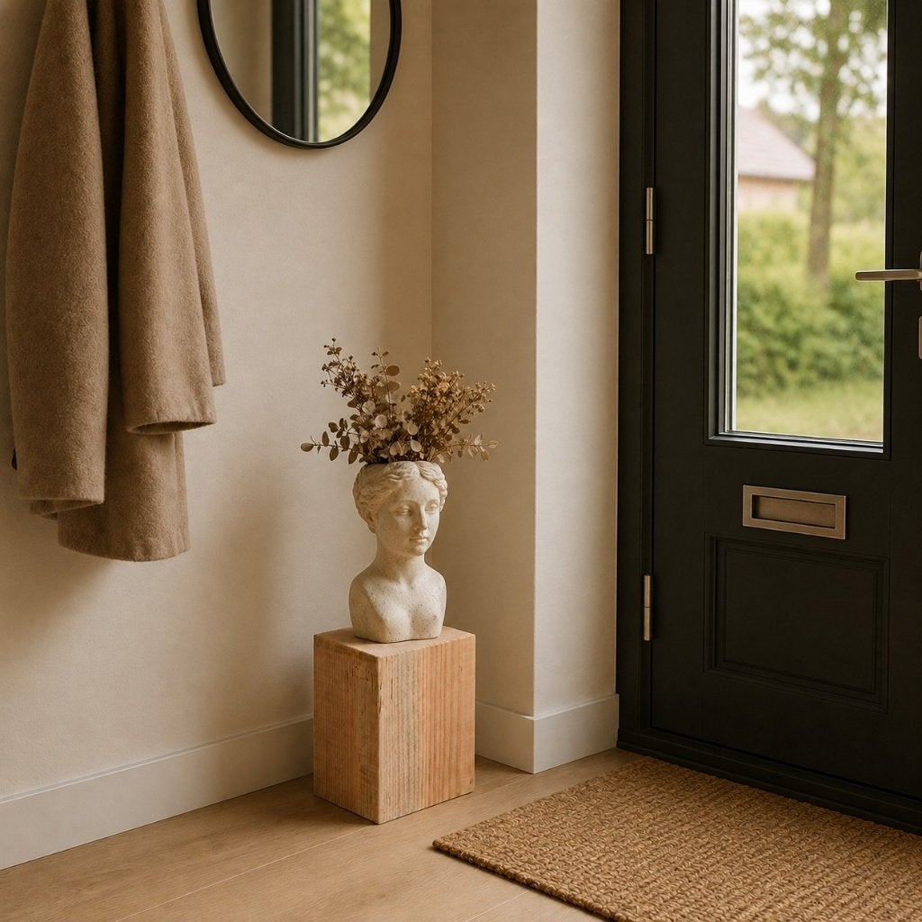 Houten blok - kleine zuil Douglas H24,5cm #D16, Huis en Inrichting, Woonaccessoires | Zuilen en Pilaren, Houtatelier M.Y., Info@myhoutatelier.nl