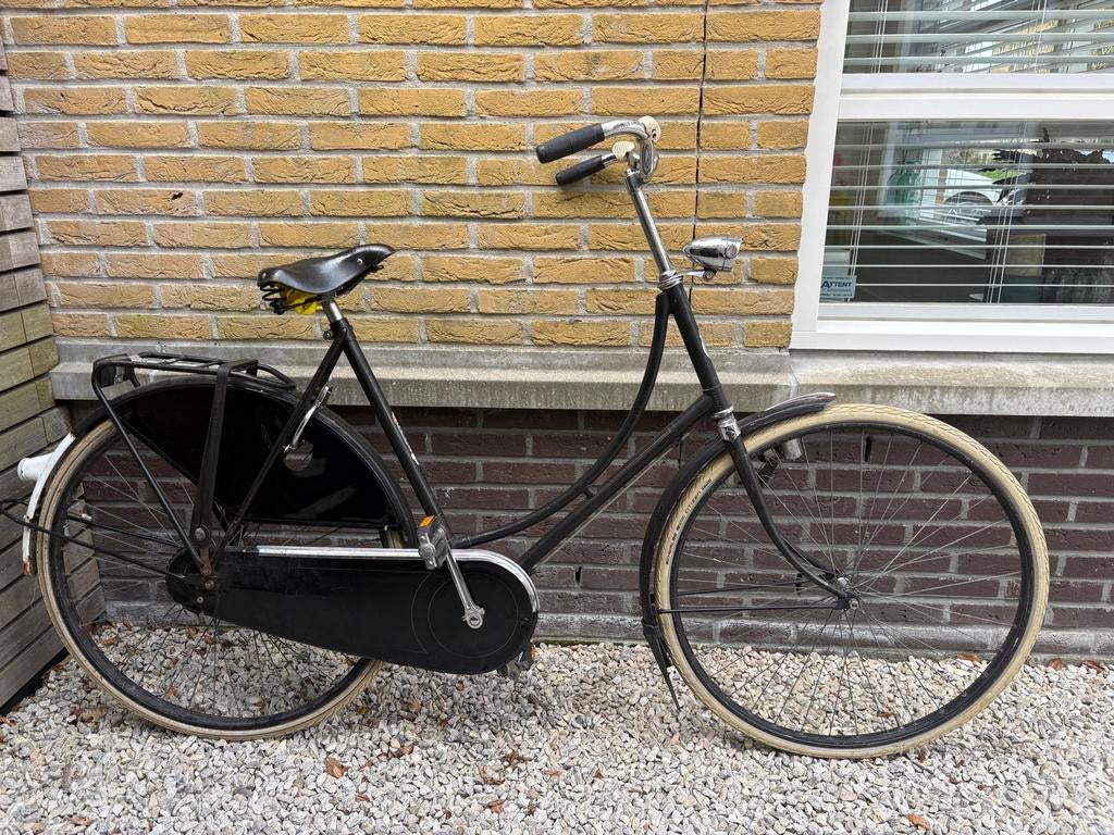 Unieke Gazelle fiets uit de jaren '50-'60 - Museumwaardig, Ophalen, Terugtraprem, Gazelle, 53 tot 56 cm