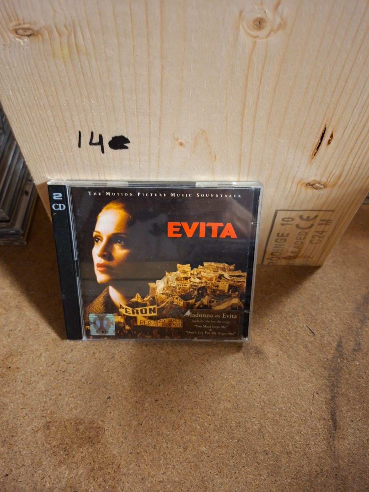 Evita - The Motion Picture Music Soundtrack (2 CD), Film en Theater, Gebruikt, Ophalen of Verzenden, Inclusief doosje