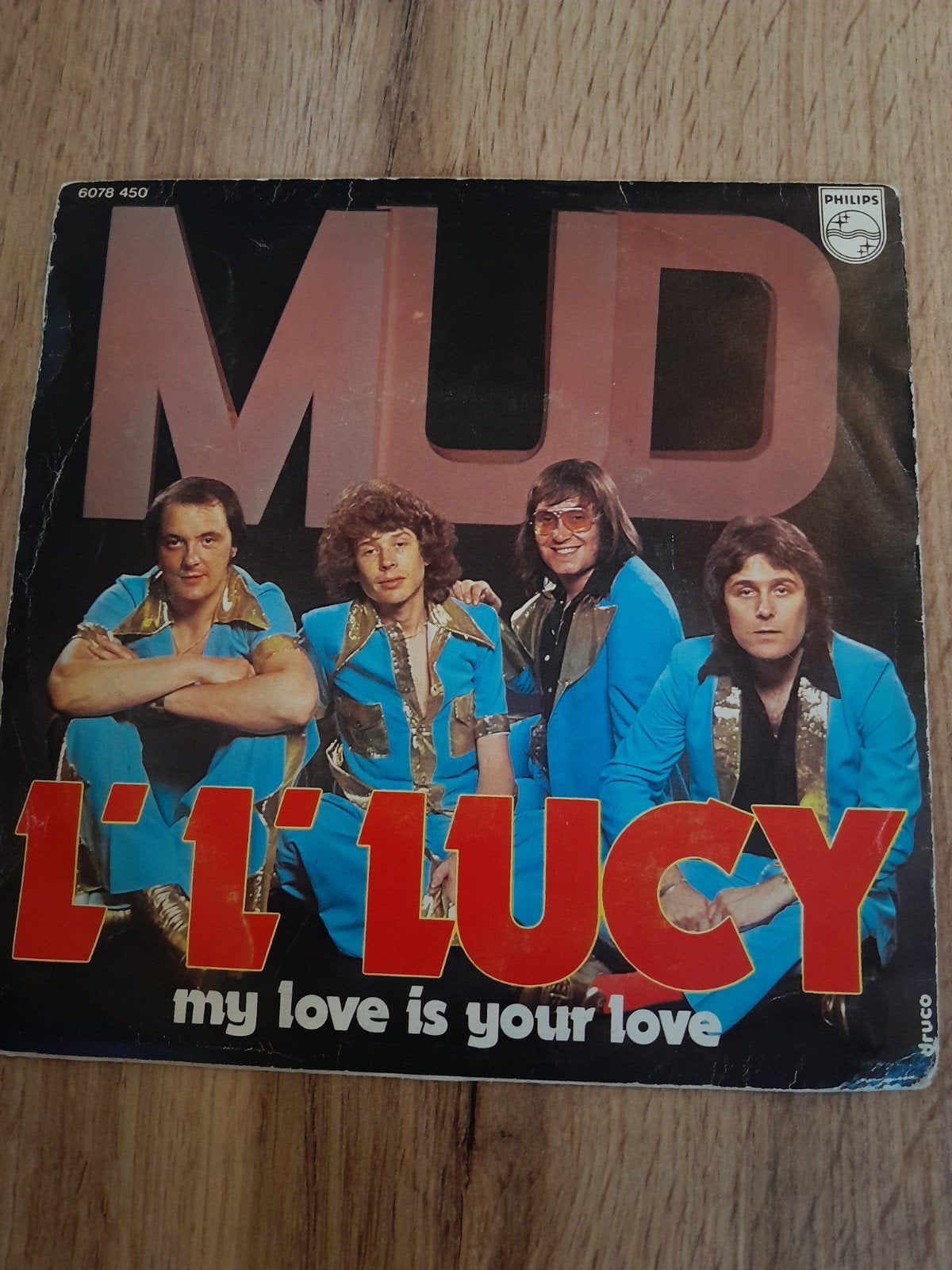 mud 7 inch l,l,lucy, Ophalen of Verzenden, Zo goed als nieuw, Pop
