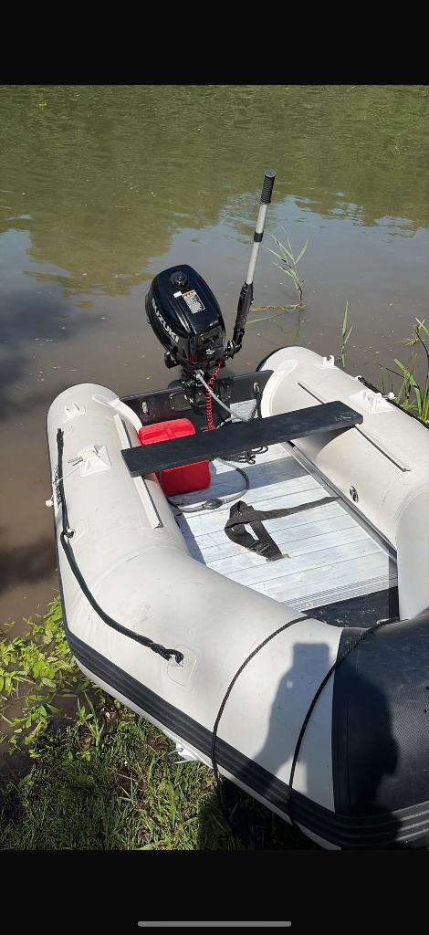 Boot, Watersport en Boten, Benzine, Afdekzeil, 5 pk, Ophalen of Verzenden