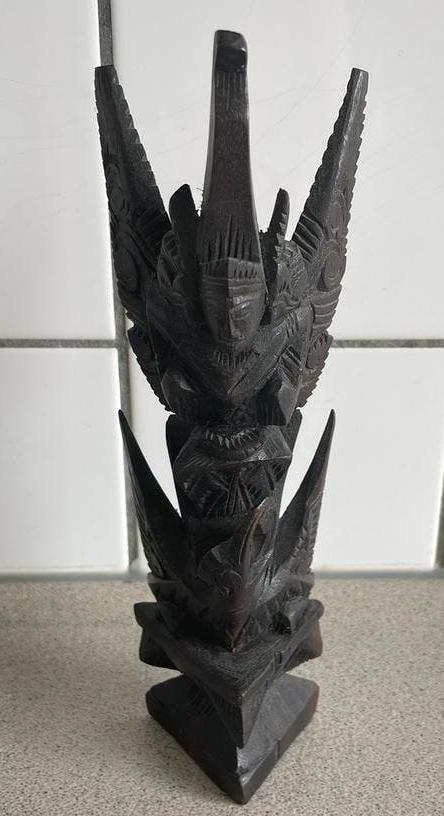 Prachtig houten Garuda beeld hout Indonesië hindoeiseme, Ophalen of Verzenden