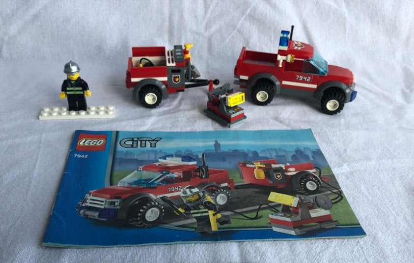 Lego City 7942 Off Road Fire Rescue - brandweer - M9, Lego, Lego, City, Lego