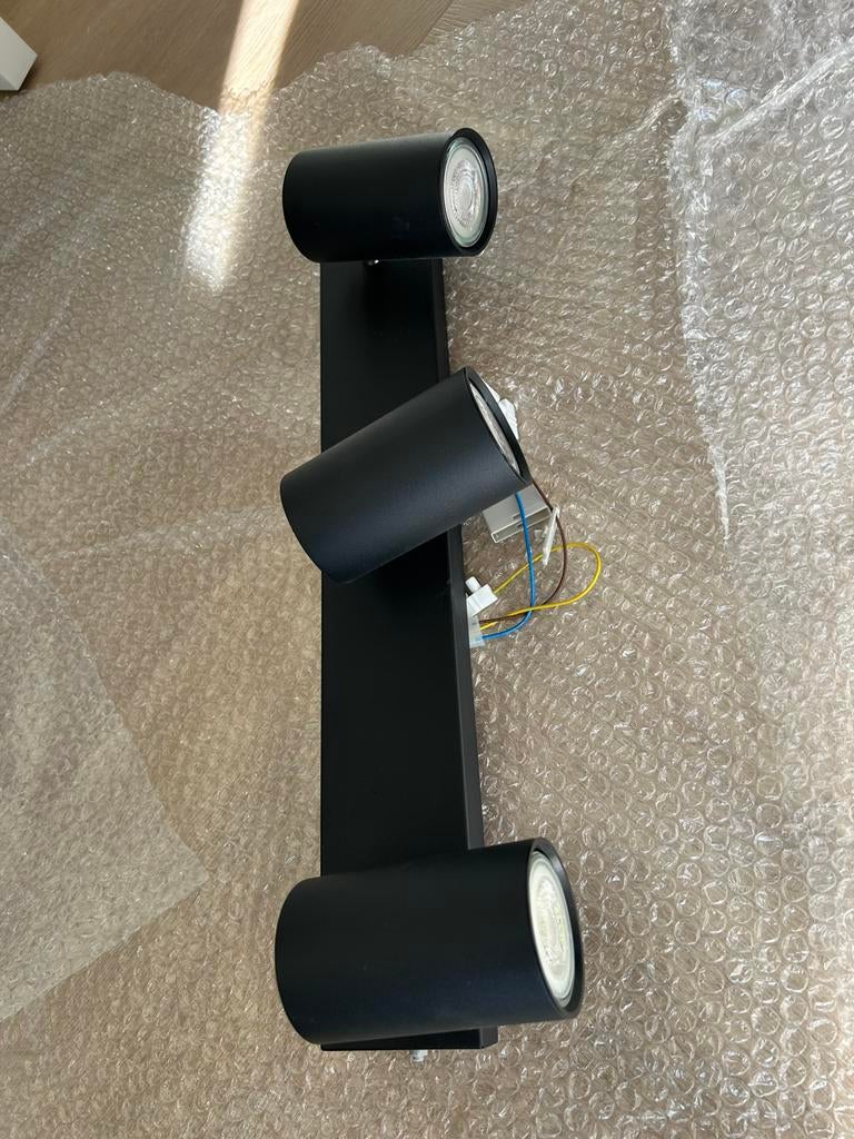 Philips Kosipo 3 plafondlamp spots, Huis en Inrichting, Lampen | Spots, Ophalen of Verzenden, Zo goed als nieuw, Metaal of Aluminium