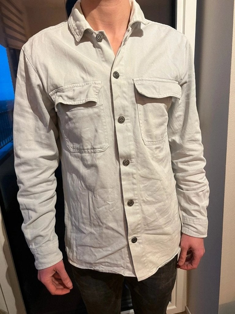 Pull & Bear overhemd wit, Ophalen of Verzenden, Zo goed als nieuw, Wit
