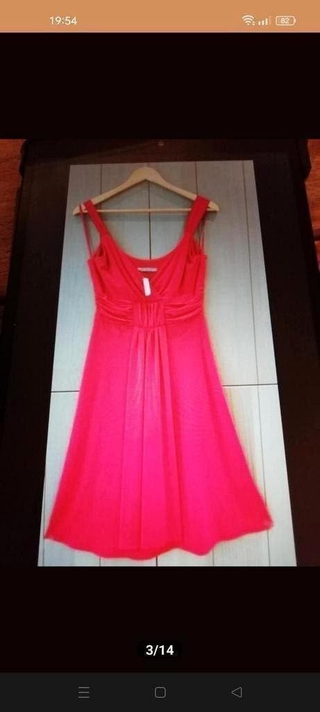 Montego chique jurk maat 38 rood. Nieuw!, Kleding | Dames, Maat 38/40 (M), Overige typen, Nieuw, Ophalen of Verzenden