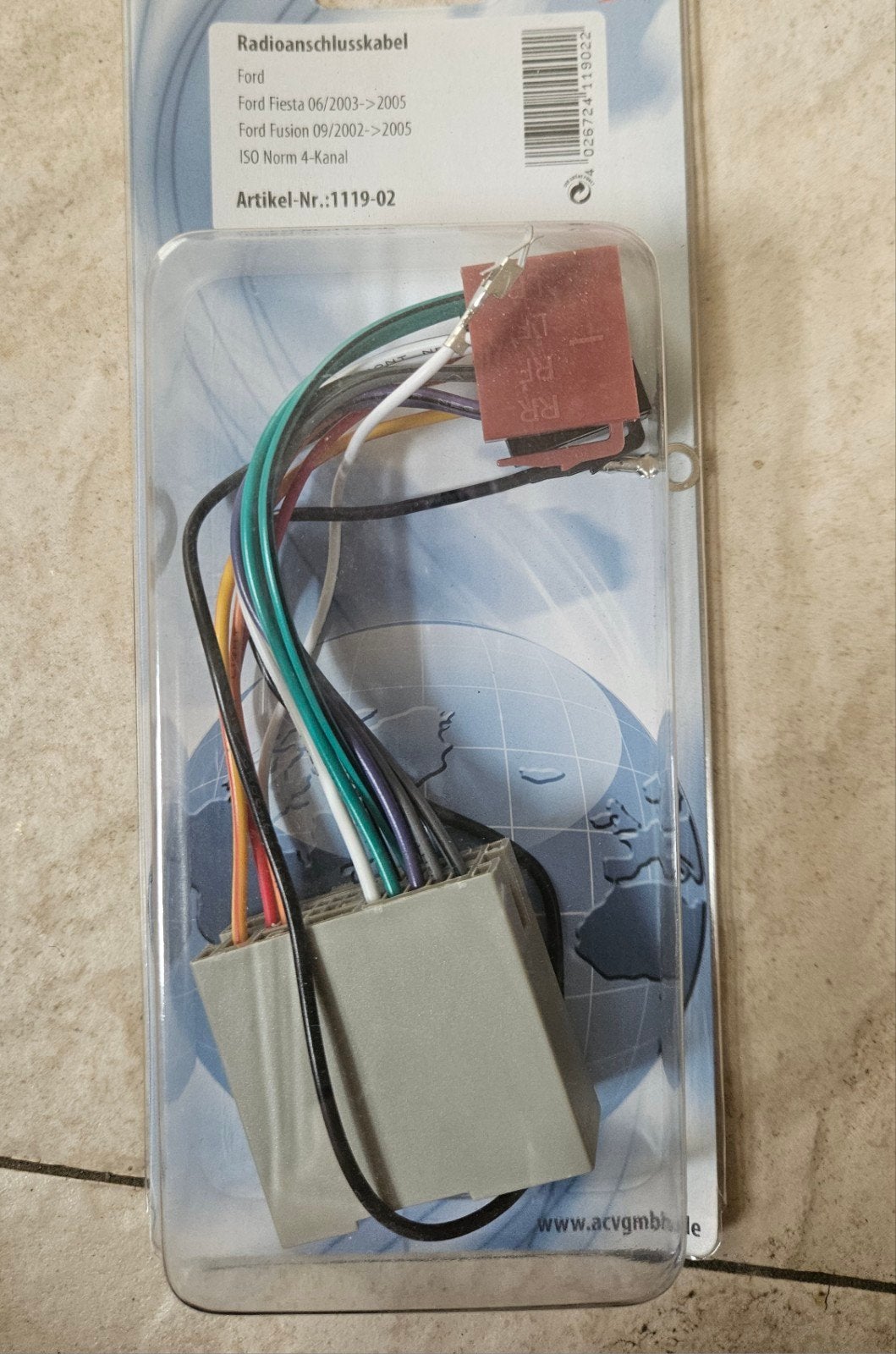 Radioaansluitkabel Ford Fiesta/Fusion (2002-2005), Ophalen of Verzenden, Nieuw