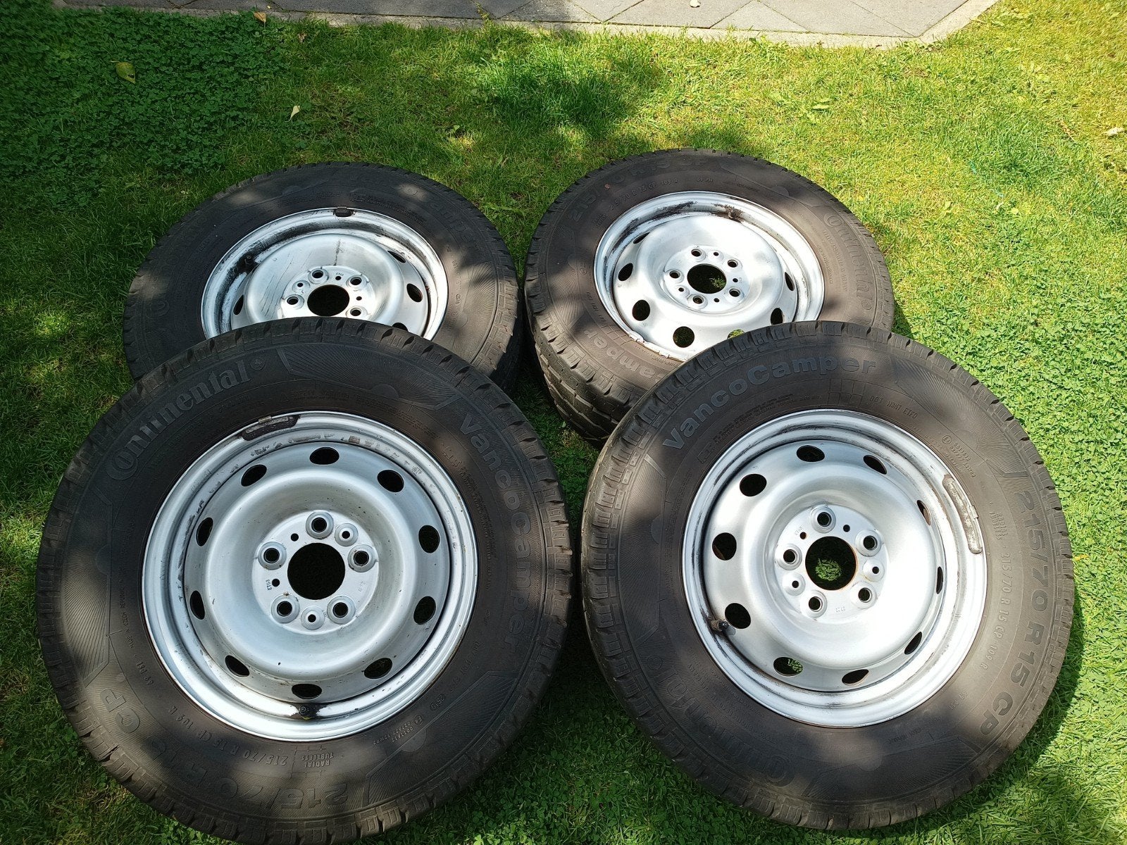 Fiat Ducato velgen met camper zomerbanden (Jumper, Boxer), Auto-onderdelen, Banden en Velgen, Ophalen, 15 inch, Banden en Velgen
