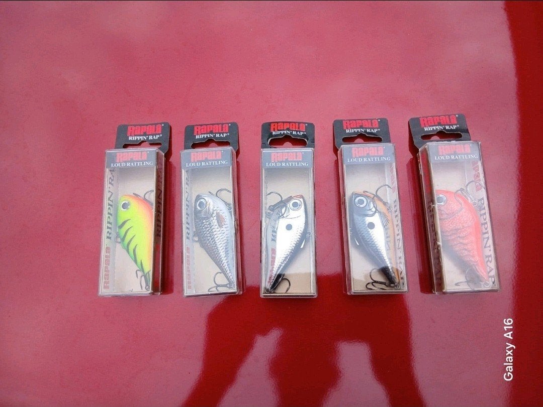 Set Rapala RPR-7 5 kleuren, Ophalen of Verzenden, Zo goed als nieuw, Kunstaas