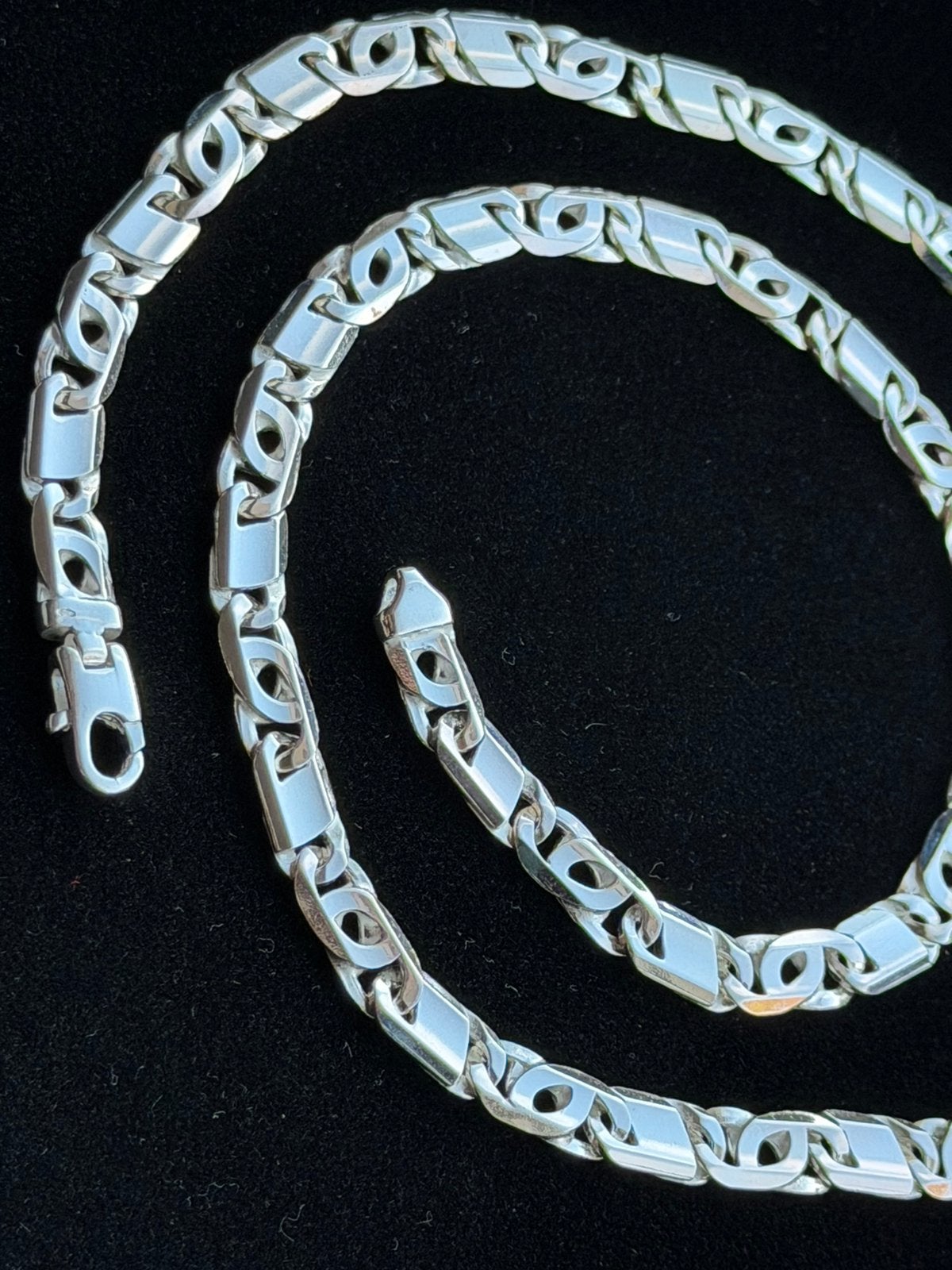 Massief 925 zilveren rolex/koningsketting 7mm x 60cm nieuw!, Sieraden, Tassen en Uiterlijk, Verzenden, Nieuw, Zilver