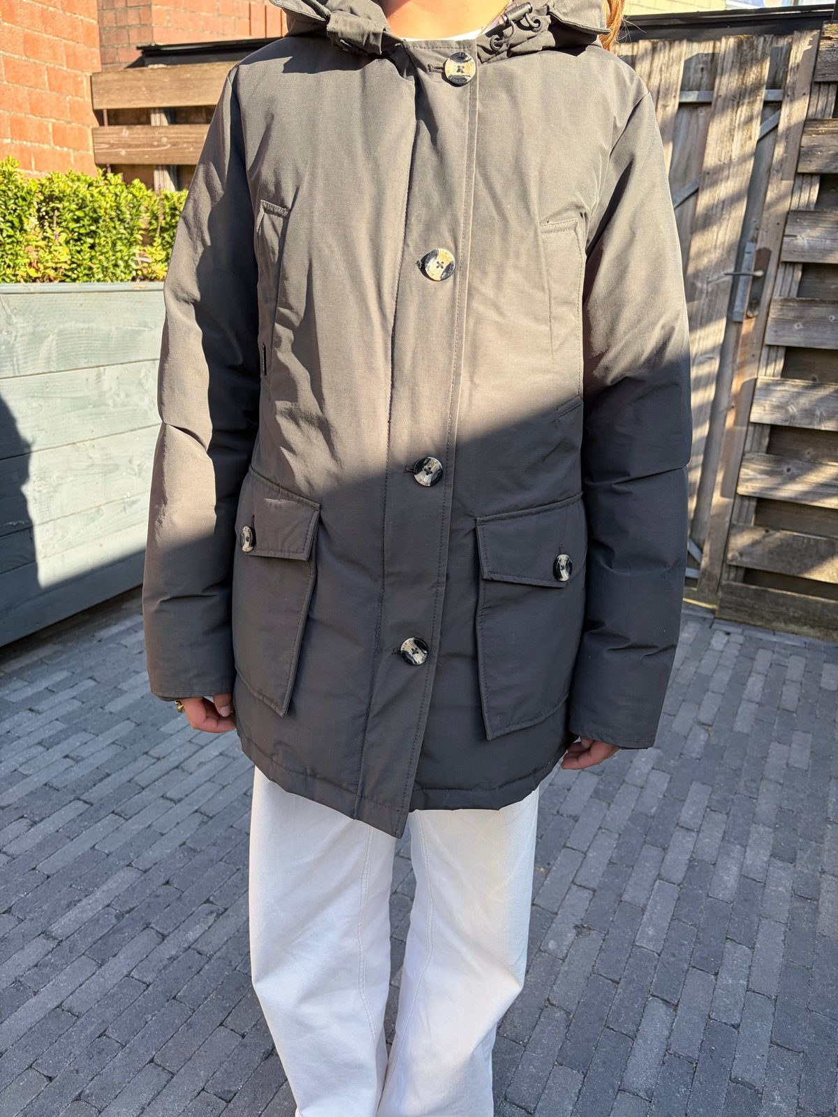 Airforce jas, Kleding | Dames, Ophalen of Verzenden, Zo goed als nieuw, Maat 42/44 (L), Grijs