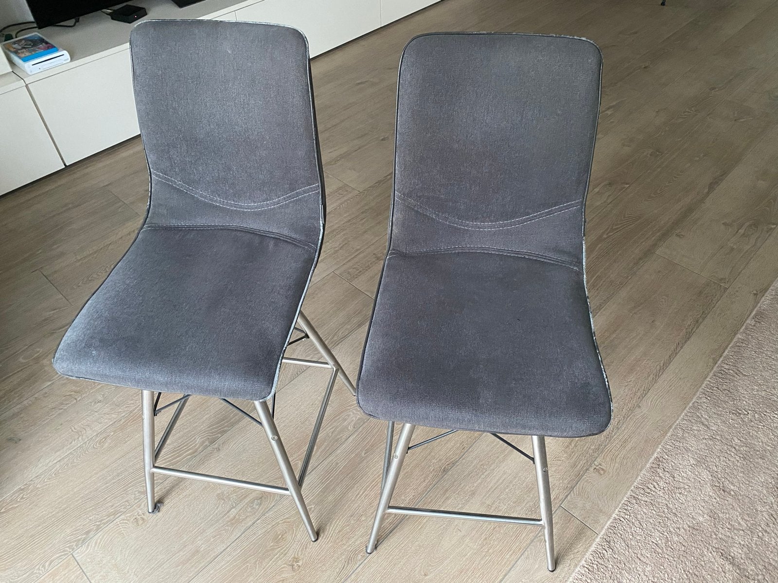 Set van 2 Xooon barkrukken, Ophalen, Gebruikt, Twee, Metaal
