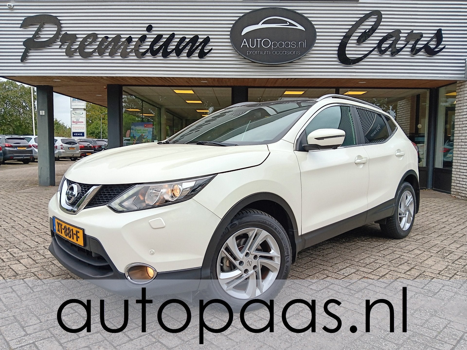 Nissan QASHQAI 1.2 116PK Automaat Tekna 17".Alle opties|Pare, Auto's, Nissan, Gebruikt, 4 cilinders, 116 pk, Wit