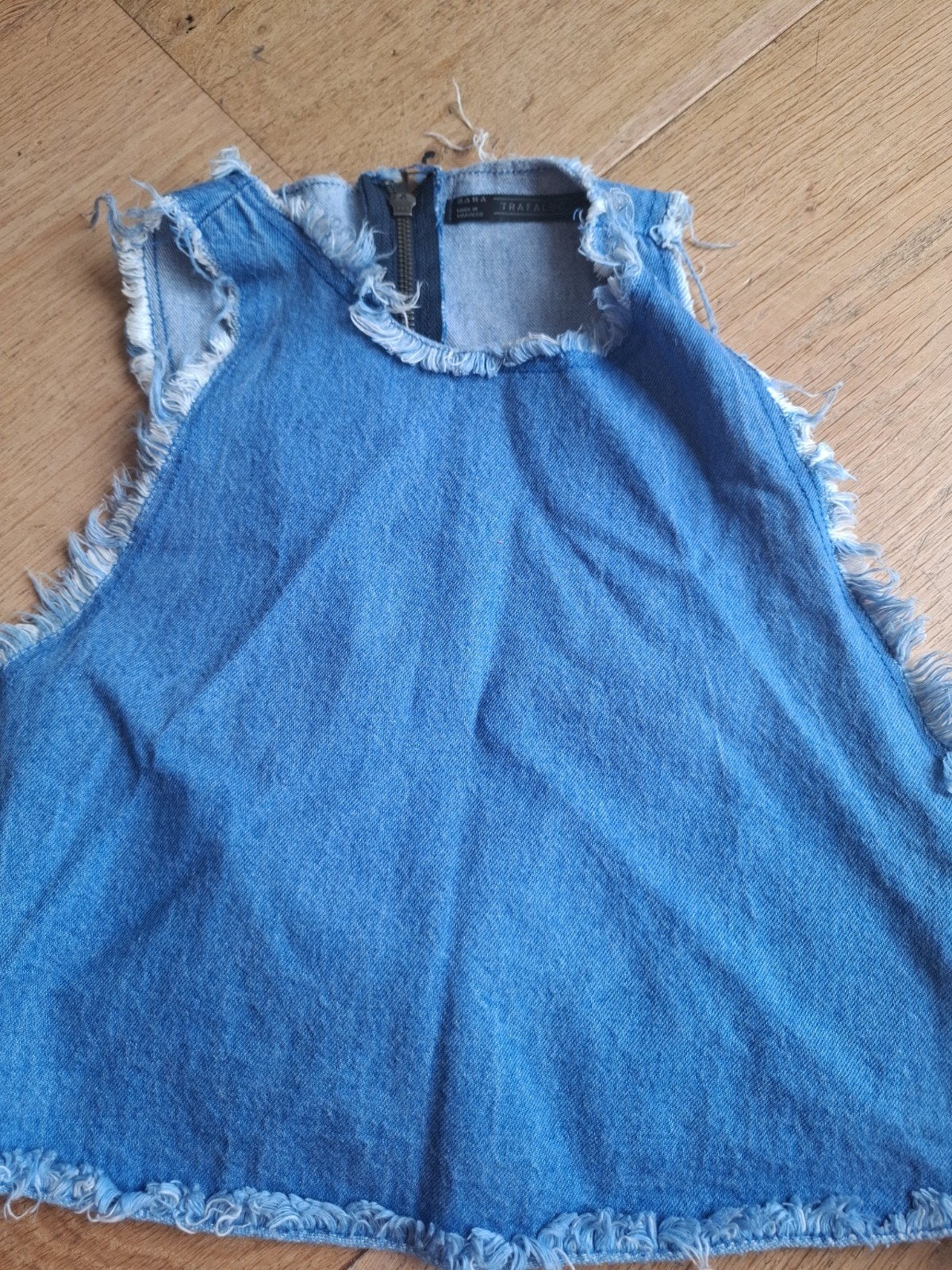 Zara Trafaluc spijkerbroekje maat S, Blauw, W28 - W29 (confectie 36), Gedragen, Zara Trafaluc