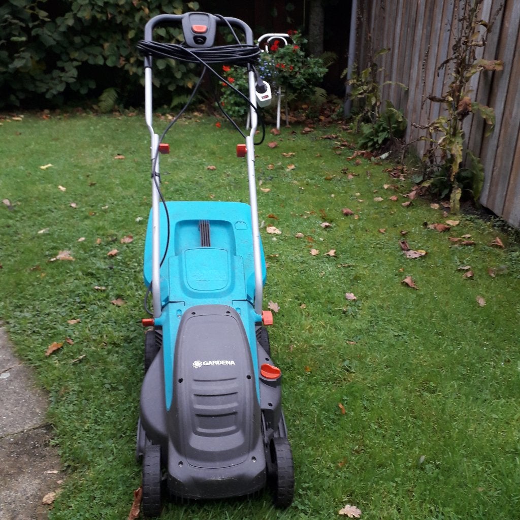 Gardena grasmaaier, Ophalen, Cirkelmaaier, Gebruikt, Elektrische grasmaaier