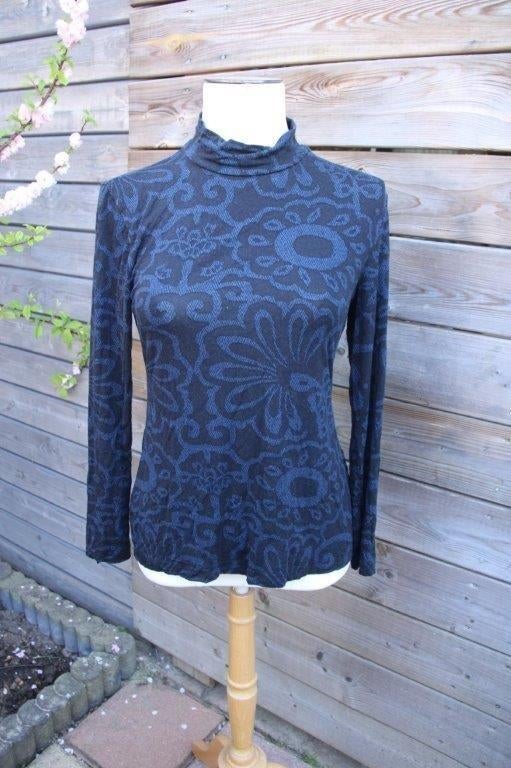 Tuniek blauw/ zwart Creme de la Creme mt M Vaste prijs, Kleding | Dames, Blouses en Tunieken, Maat 38/40 (M), Blauw, Ophalen of Verzenden