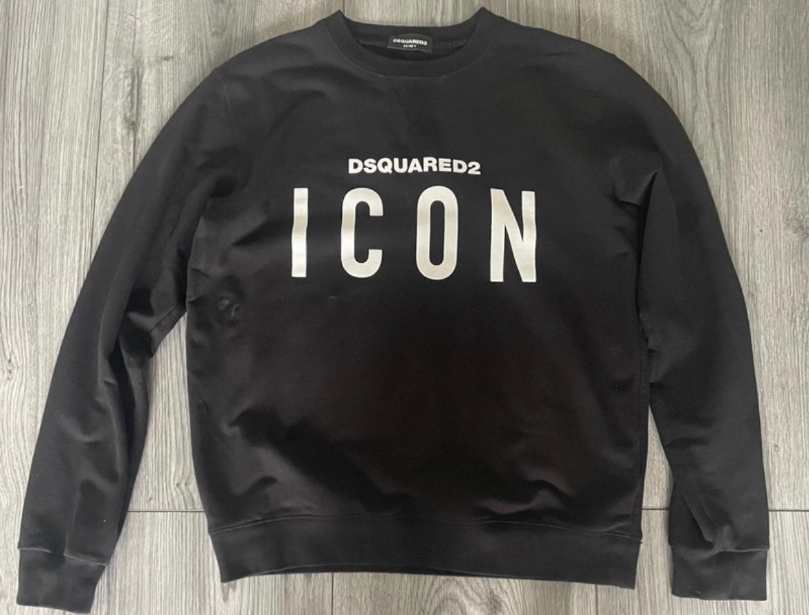 Dsquared2 trui, Verzenden, Gedragen, Overige maten, Zwart