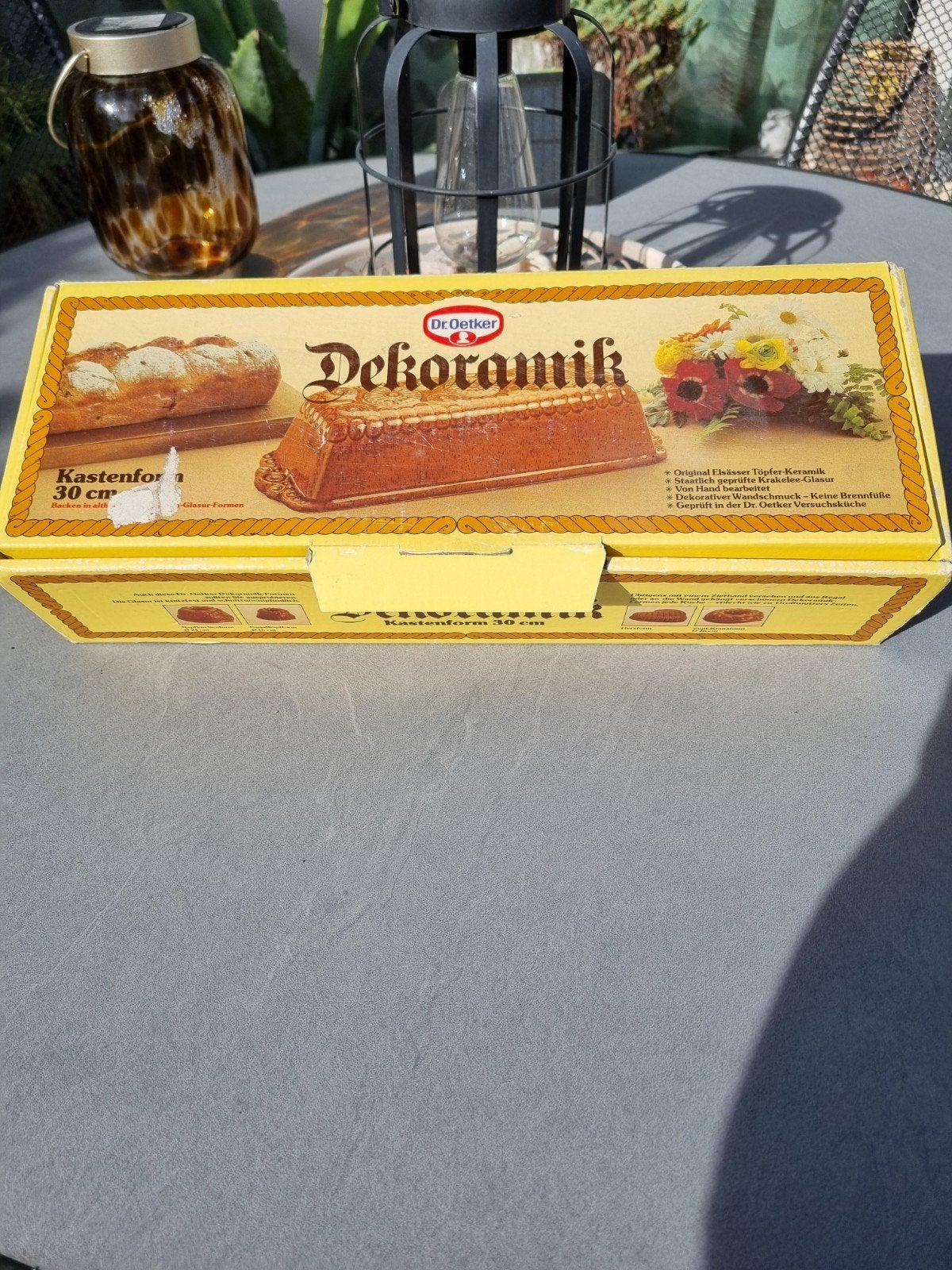 Dr. Oetker Dekoramik Keramische Bakvorm 30 cm, Overige typen, Nieuw, Ophalen of Verzenden, Steen/keramiek