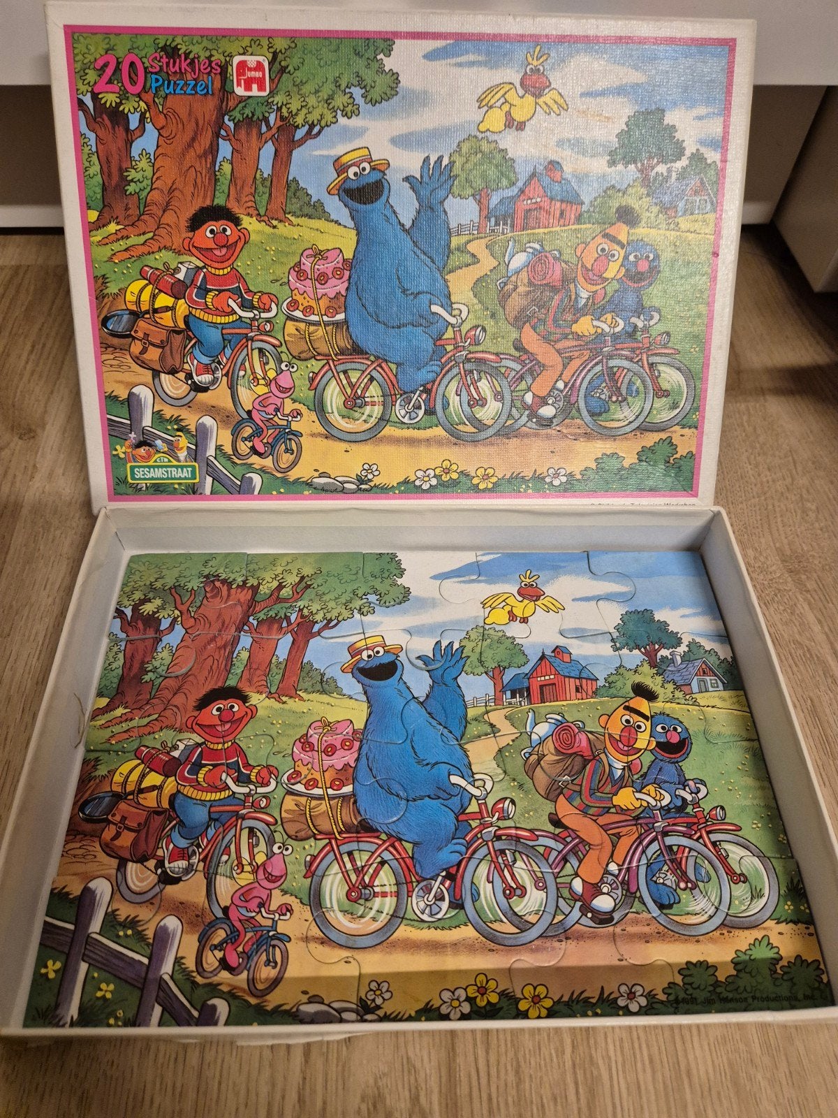 Sesamstraat puzzel 20 stukjes, Ophalen of Verzenden, 10 tot 50 stukjes
