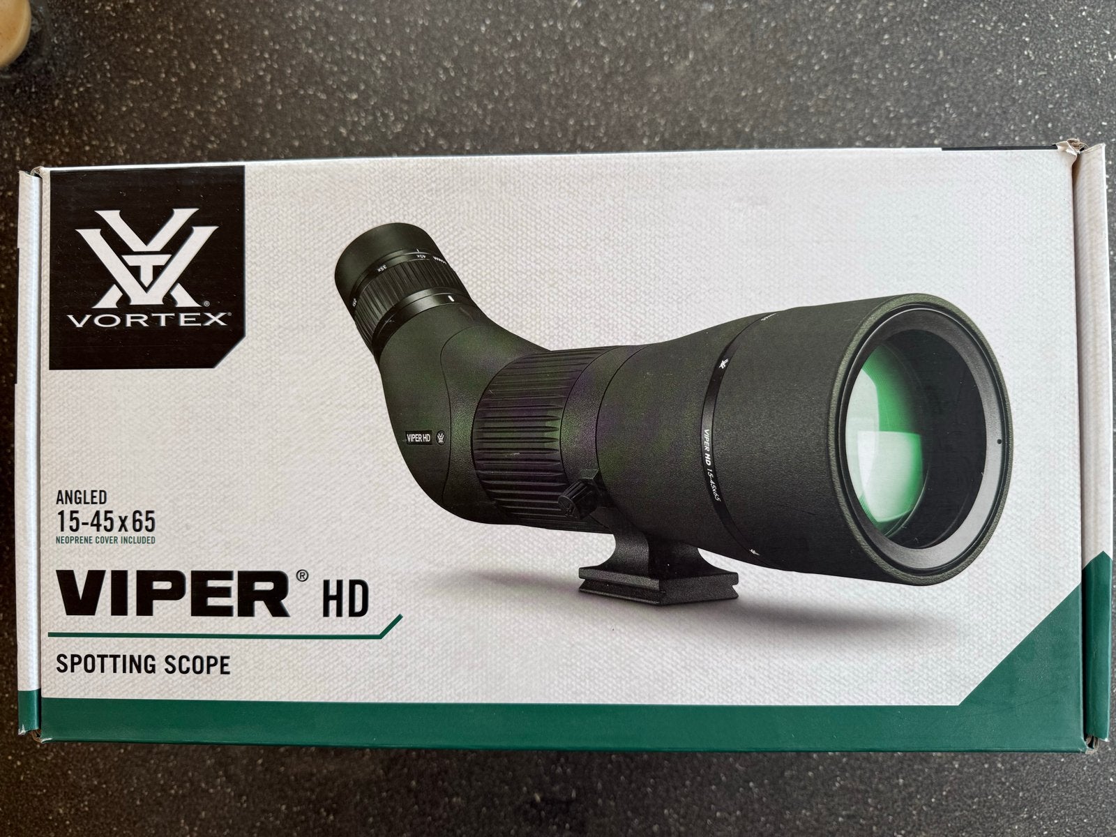 Vortex Viper HD 15-45x65 Spotting Scope - ZGAN, Ophalen of Verzenden, Zo goed als nieuw, Minder dan 80 mm, Lenzentelescoop (refractor)