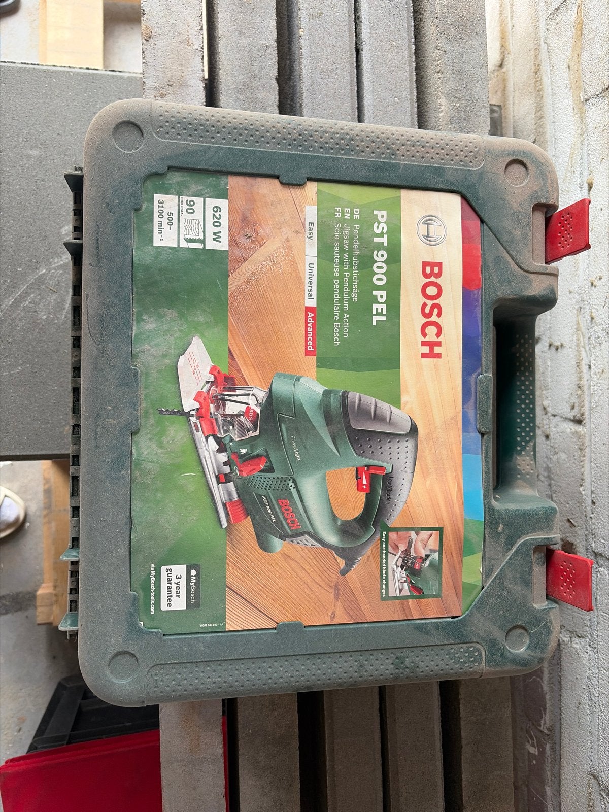 Bosch Decoupeerzaag PST 900 PEL - Gebruikt, werkt perfect, Gebruikt, 600 tot 1200 watt, Ophalen of Verzenden, Decoupeerzaag