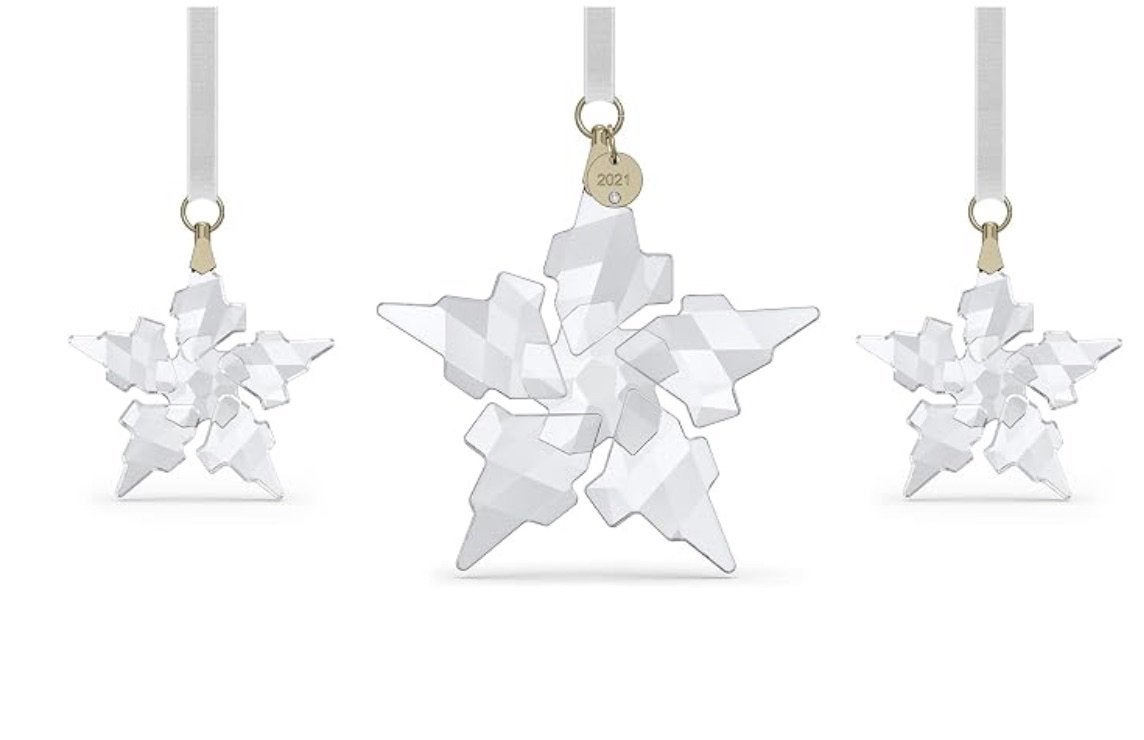 Swarovski kerst ster set 3-delig 2021, Ophalen of Verzenden, Nieuw, Figuurtje