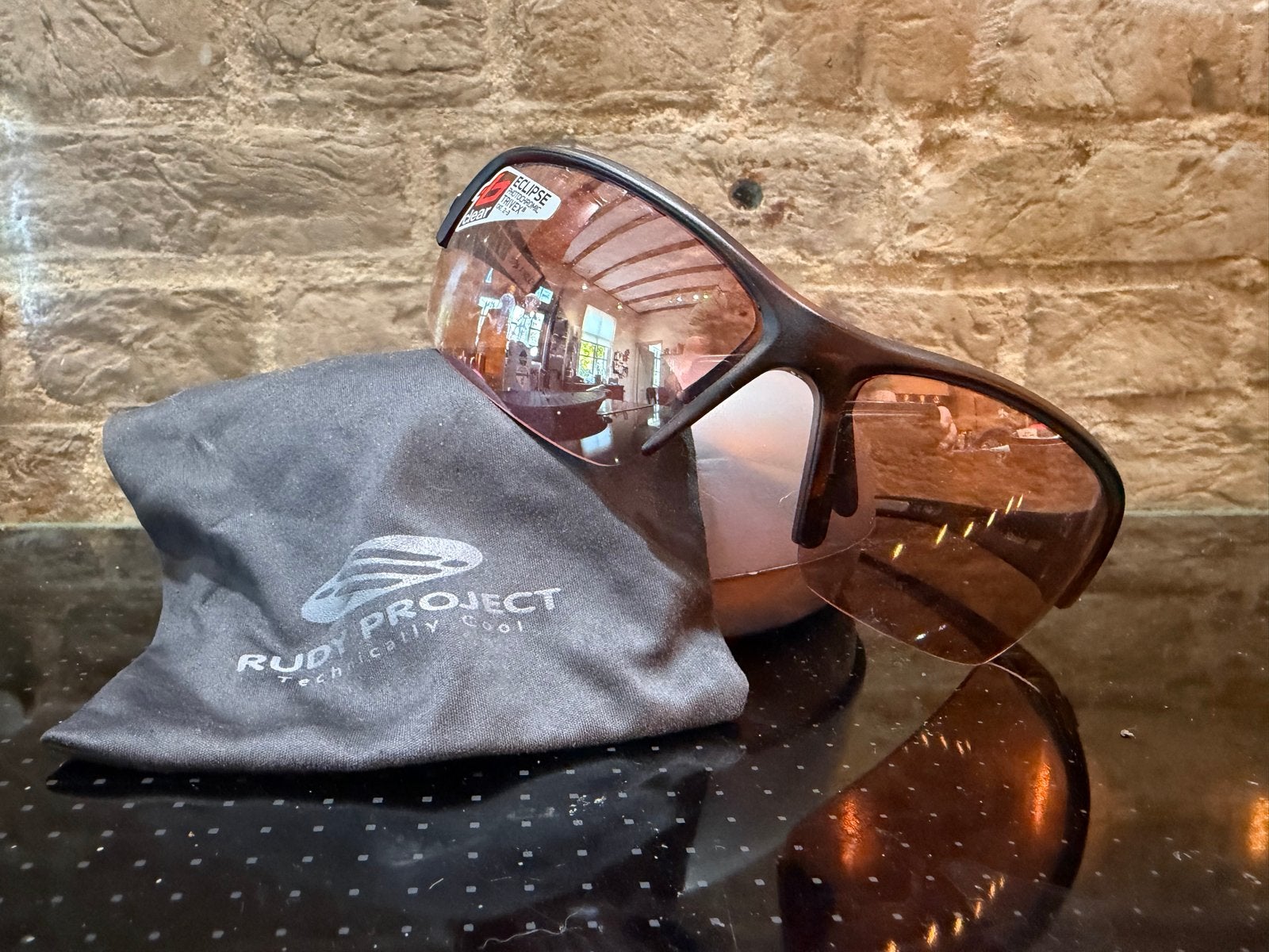 Nieuwe Rudy Project sportbril - Eclipse ImpactX lenzen, Overige merken, Zonnebril, Bruin, Nieuw