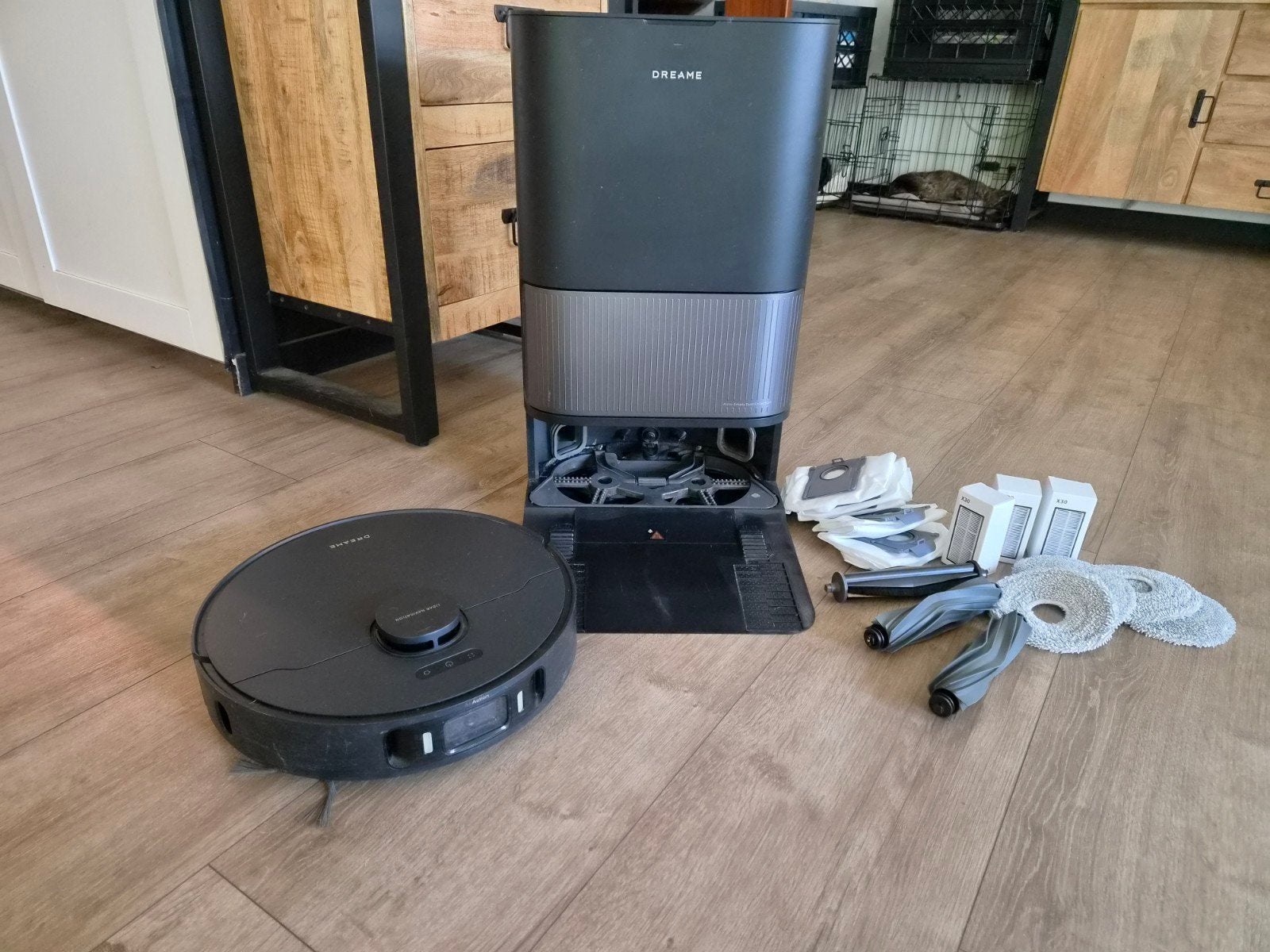 Dreame L40 Ultra AE Robotstofzuiger met Dweilfunctie, Witgoed en Apparatuur, Stofzuigers, Ophalen of Verzenden