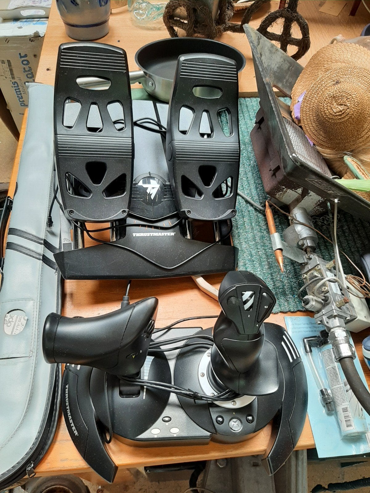 Thrustmaster T.Flight Full Kit X vliegsimulatorset, Spelcomputers en Games, Ophalen of Verzenden, Nieuw, PC