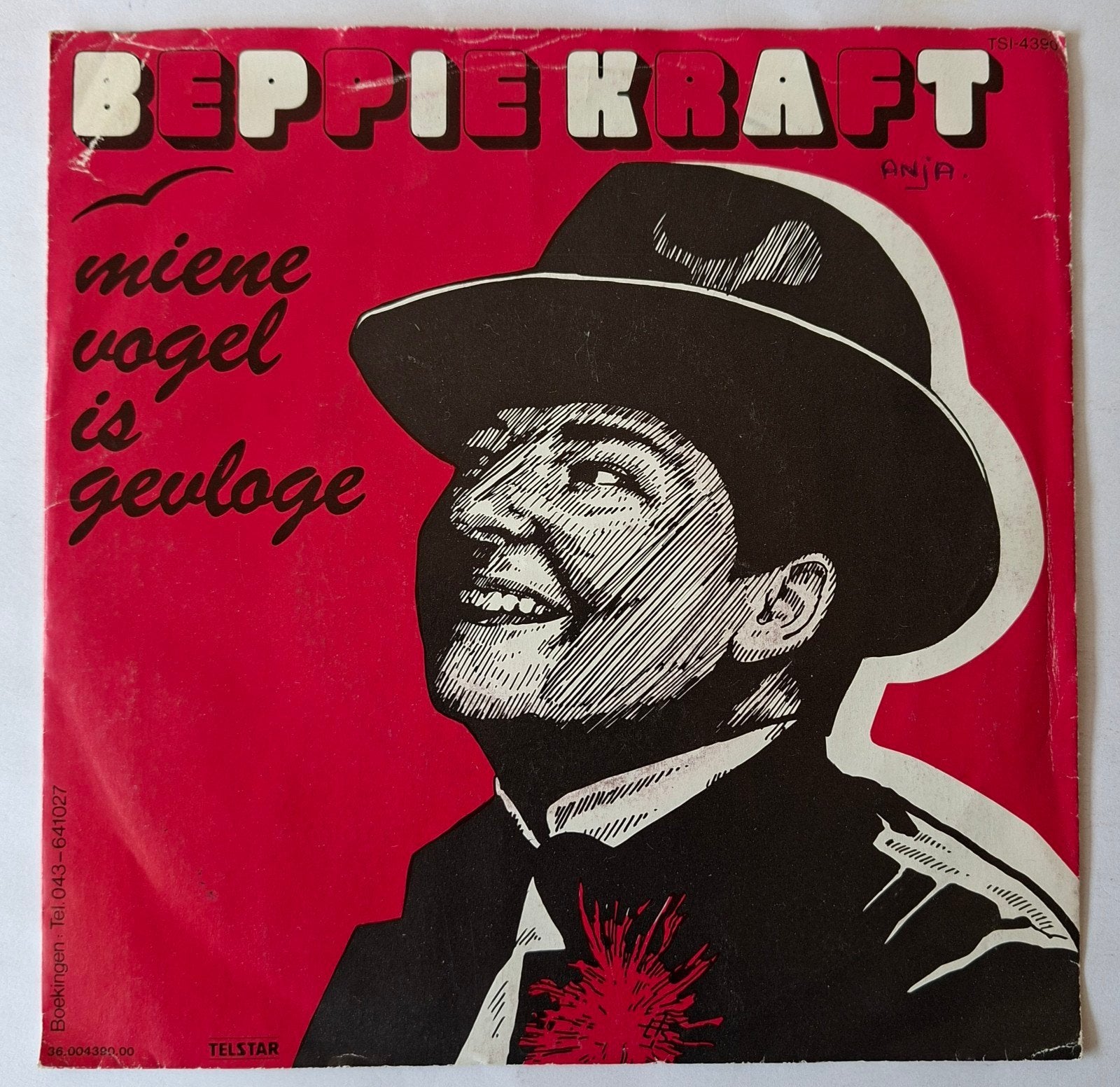 Beppie Kraft      Miene vogel is gevloge, Cd's en Dvd's, Ophalen of Verzenden, Gebruikt, 7 inch, Levenslied of Smartlap