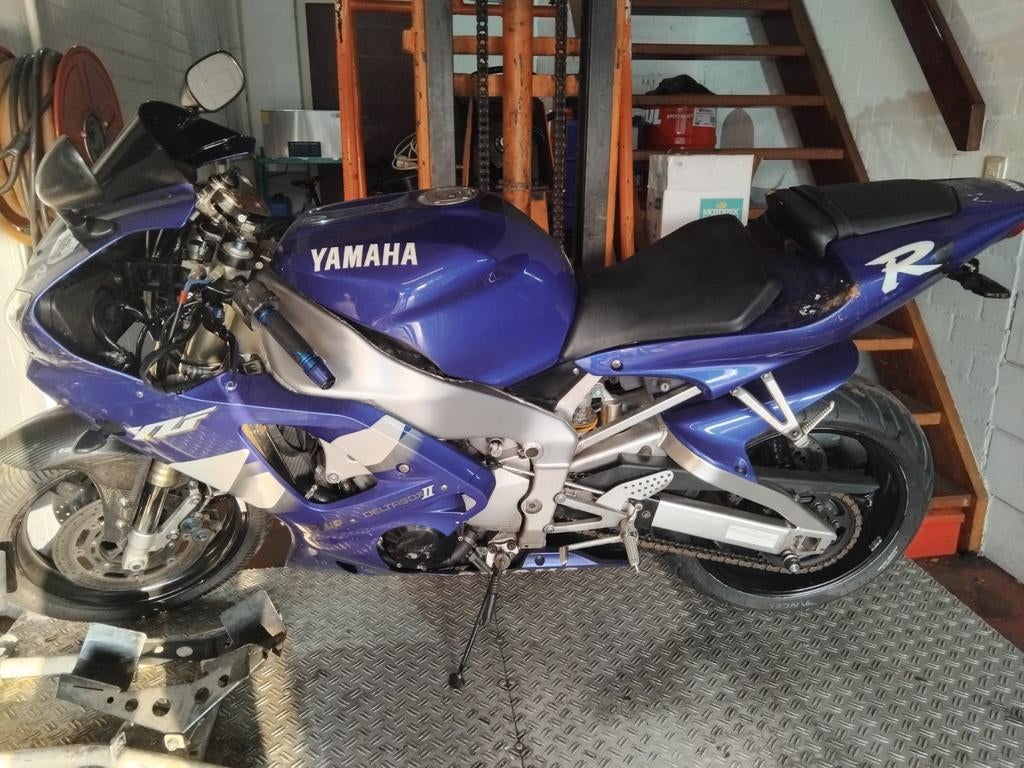 Yamaha R1 onderdelen parts motorblok frame wielen voorvork, Ophalen of Verzenden, Gebruikt