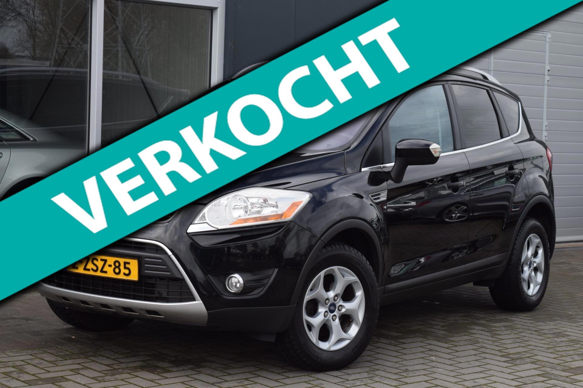 Ford Kuga 2.5 20V Titanium | LPG G3 | Clima | Cruise | Navi, Auto's, 1557 kg, Gebruikt, Zwart, 2510 cc