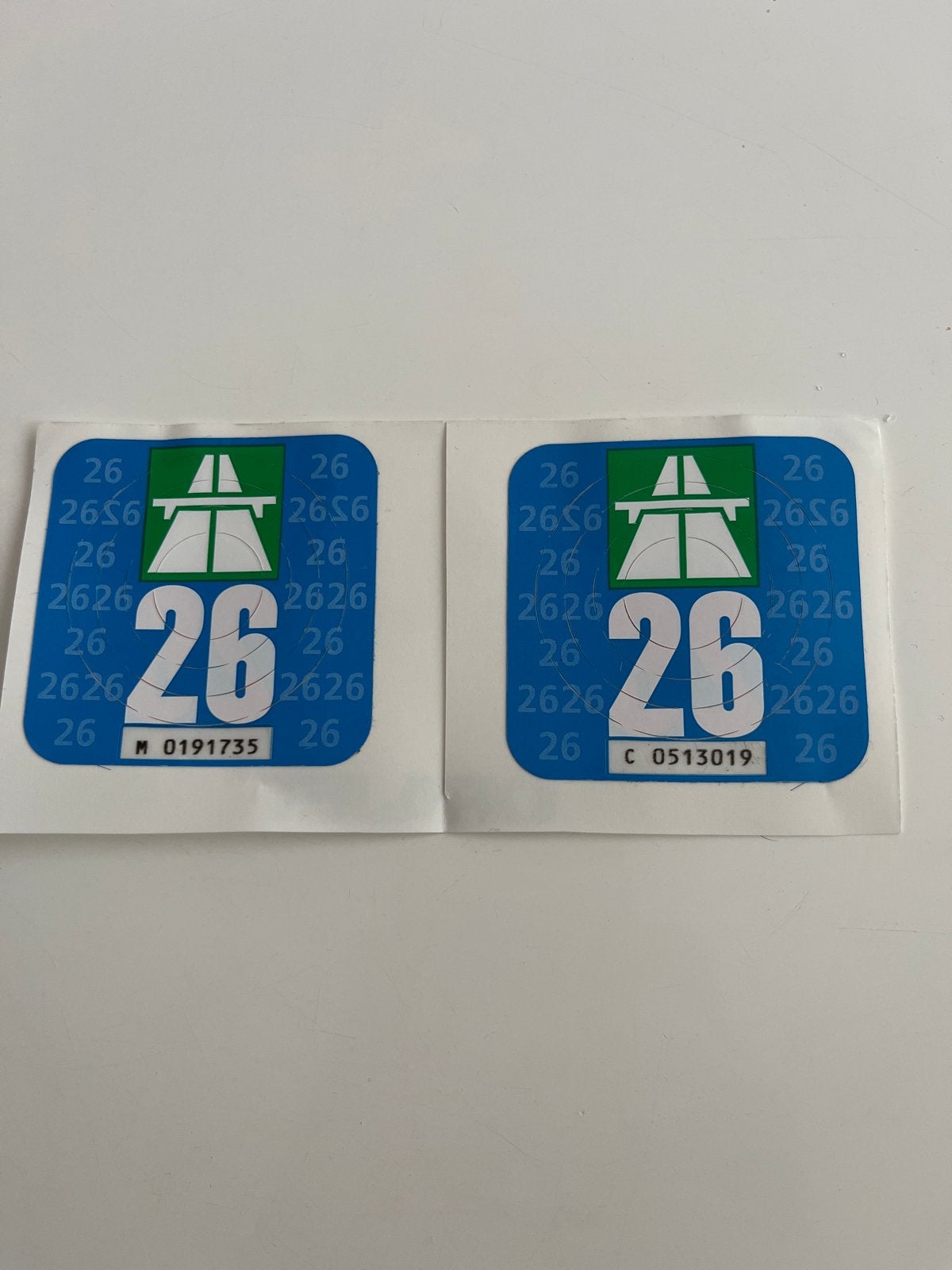 2x Autobahnvignetten Zwitserland €60, Ophalen of Verzenden, Zo goed als nieuw