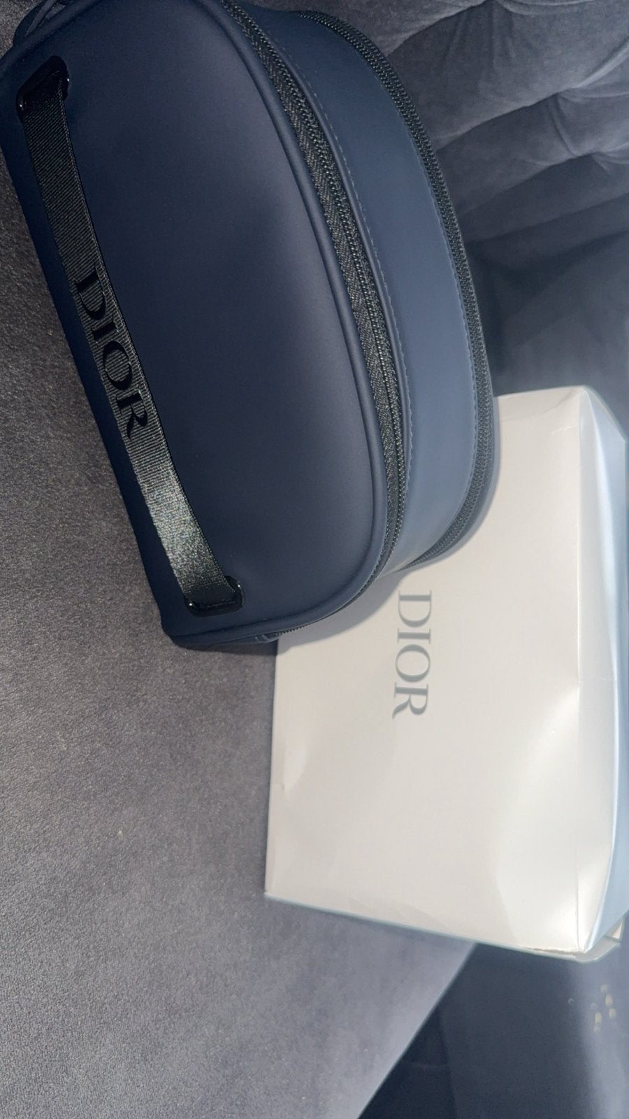 Dior trousse pouch mannen, Ophalen of Verzenden, Nieuw, Blauw, Heer