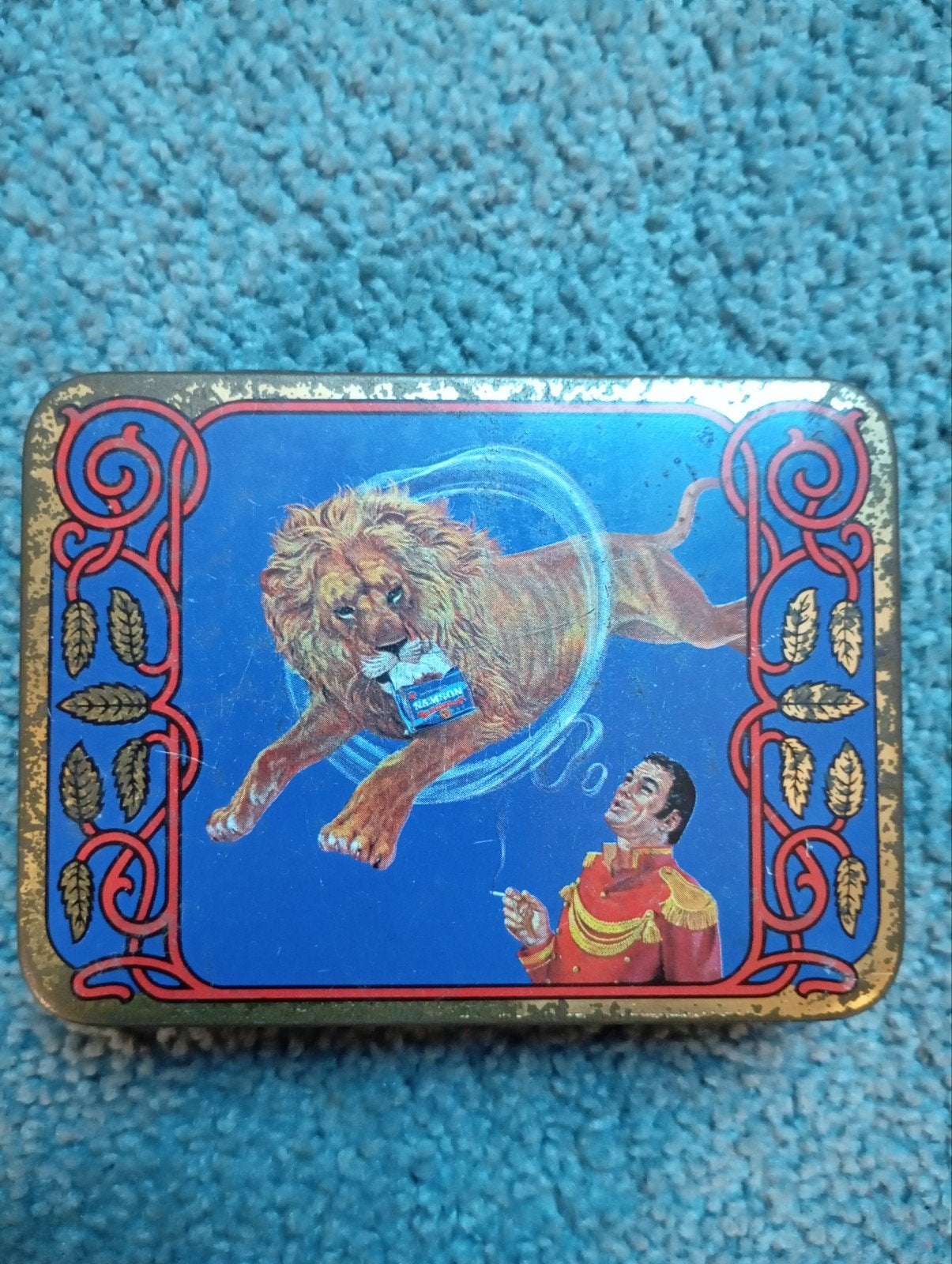 vintage Samson tabak Shag Blikje igst, Ophalen of Verzenden, Gebruikt, Verpakking