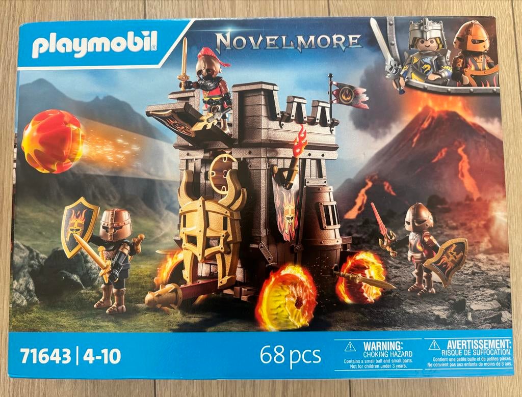 PLAYMOBIL Novelmore 71643 Vuurkatapult Nieuw in doos, Kinderen en Baby's, Speelgoed | Playmobil, Ophalen of Verzenden, Zo goed als nieuw