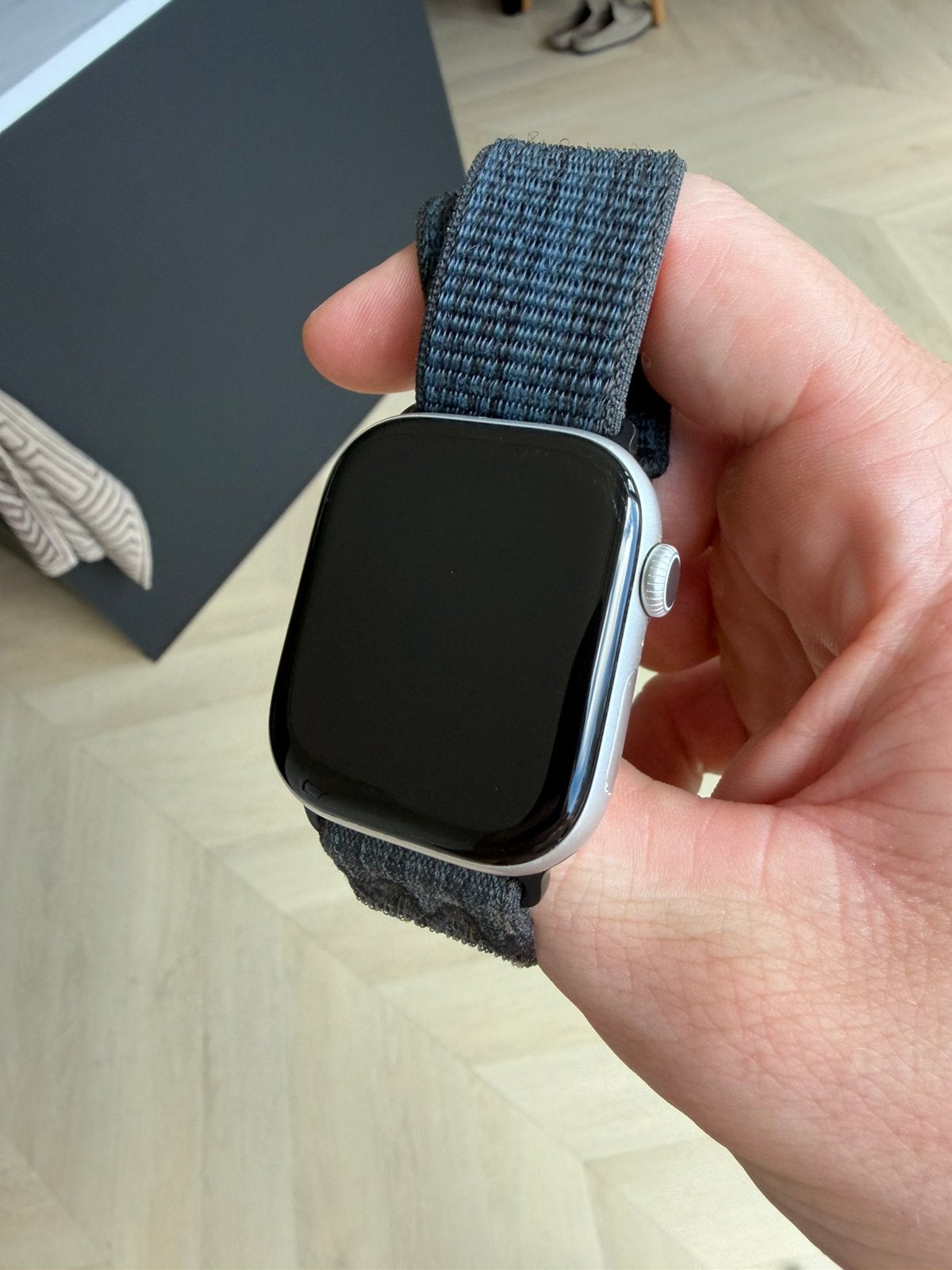Apple Watch Series 10 – 46mm – Aluminium – 96% batterij, Ophalen, Zo goed als nieuw, Zwart, IOS