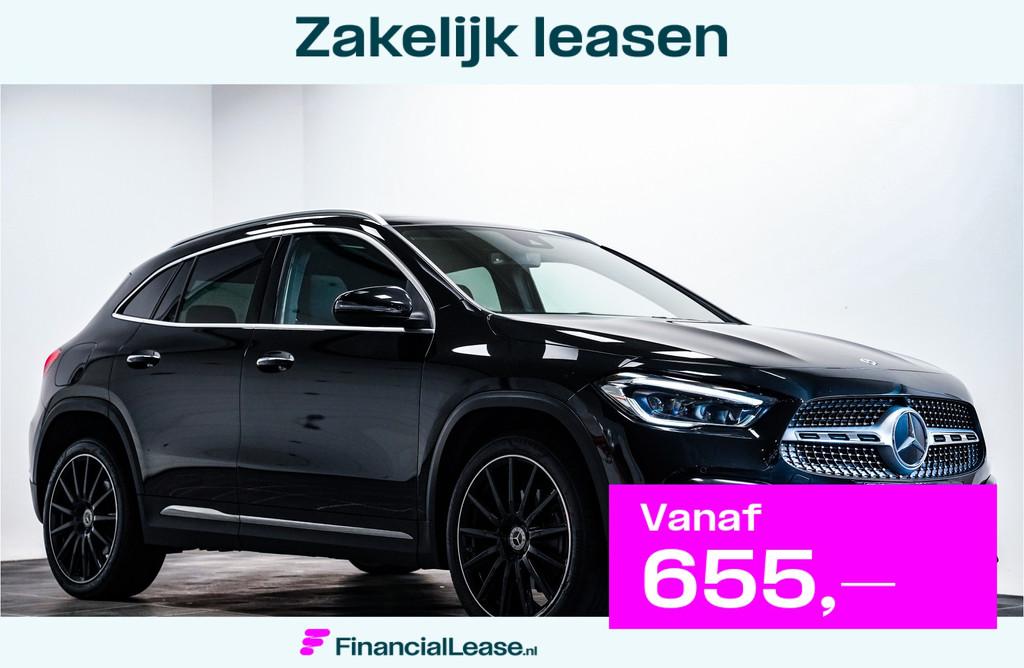 Mercedes-Benz GLA 250 e AMG|Pano dak|20 inch|Camera|Carplay, 77 km/l, Gebruikt, Zwart, Zwart