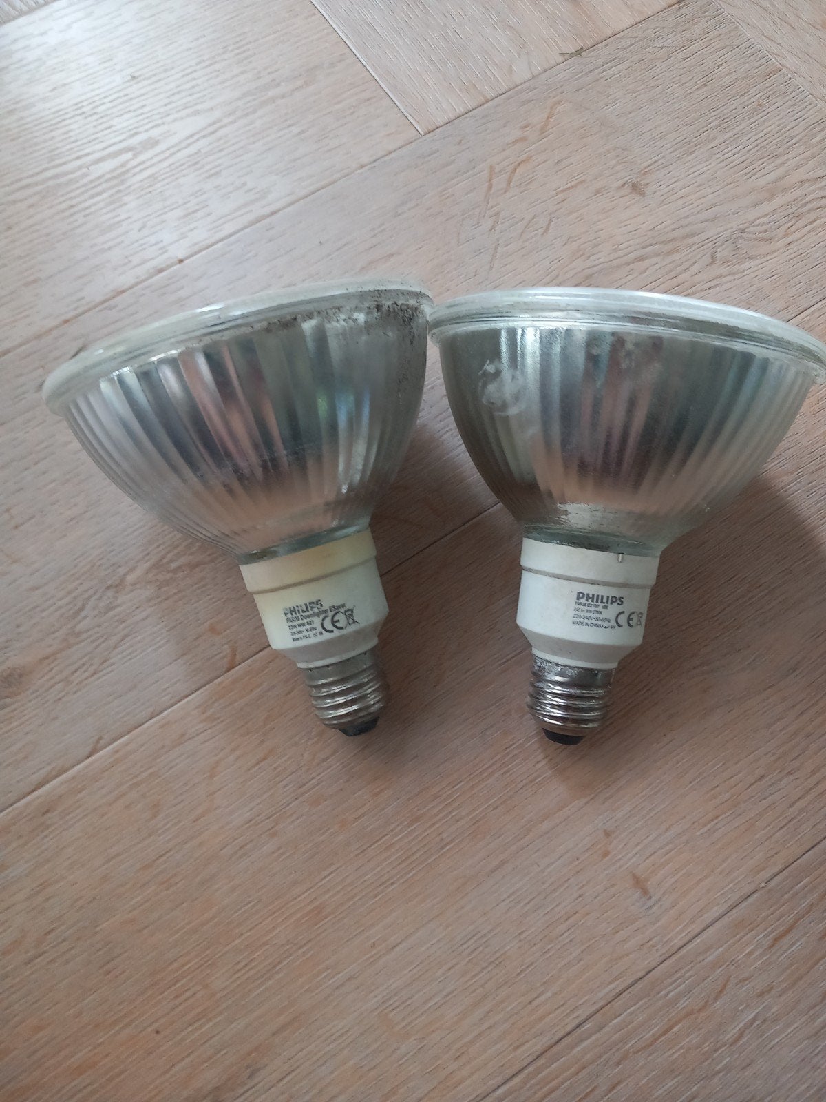 Philips PAR38 Downlighter ESaver Lamp en Par 38ES 120 18w, Wit, Gebruikt, Philips, Glas