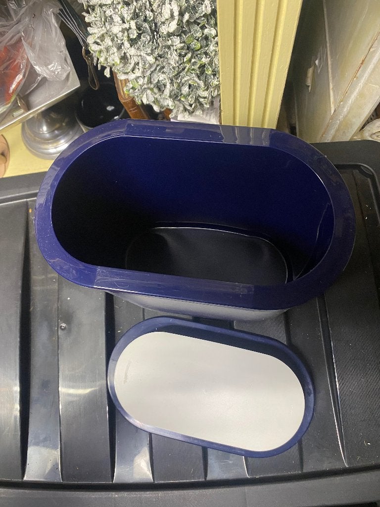 3 delige Tupperware set  met nieuwe wijnkoeler en sapkan, Blauw, Overige typen, Ophalen of Verzenden, Zo goed als nieuw