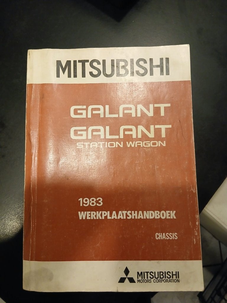 MITSUBISHI GALANT werkplaats handboek, Auto diversen, Ophalen of Verzenden