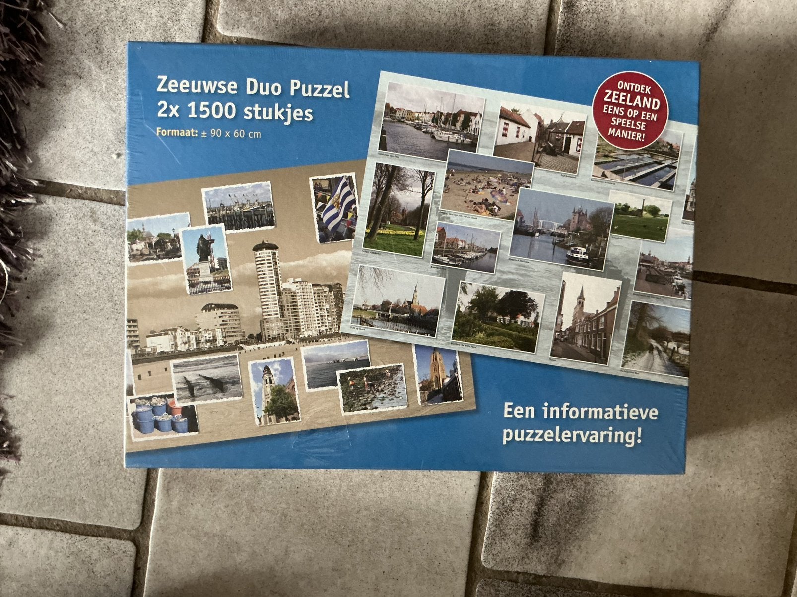 Zeeuwse Duo Puzzel - 2x 1500 stukjes, Ophalen of Verzenden, Meer dan 1500 stukjes, Nieuw, Legpuzzel
