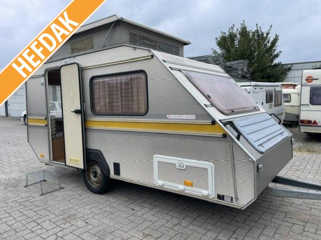 Kip KK 400 1990; 2xzit middenkeuken luifel, Caravans en Kamperen, Caravans, Overige typen, Kip, Bedrijf, Treinzit