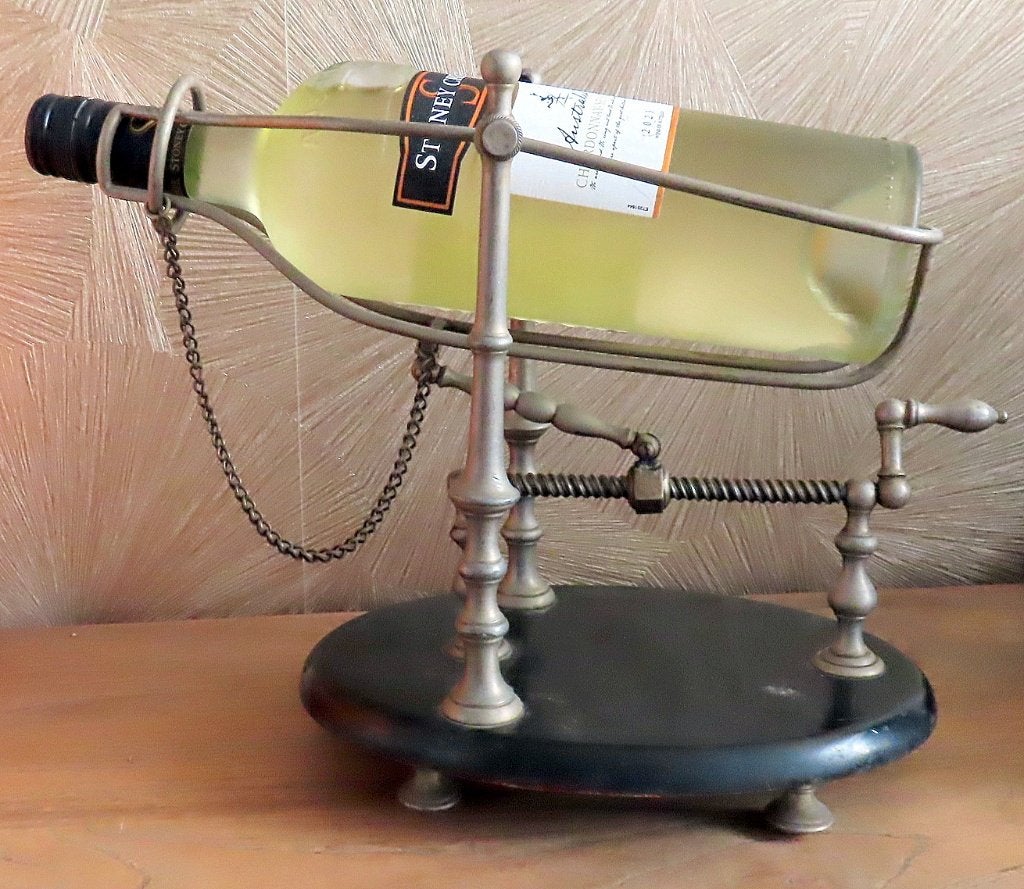 Koopje! Antieke mechanische wijnschenker, ca 1880  incl verz, Antiek en Kunst, Ophalen of Verzenden