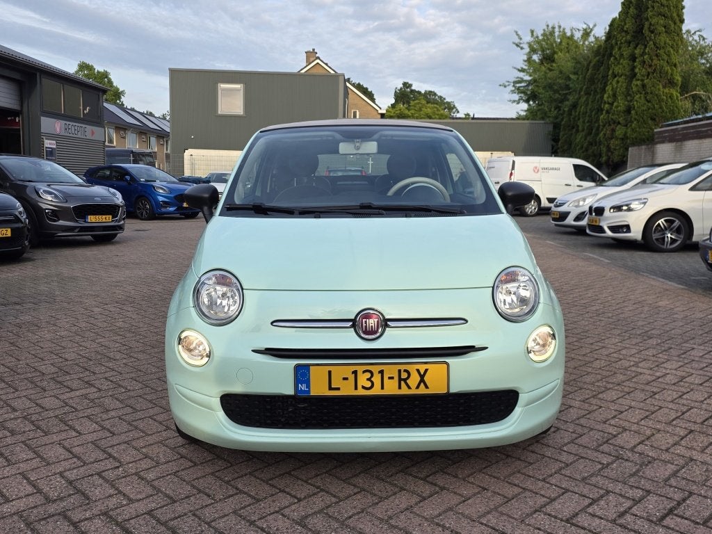 Fiat 500C 0.9 Turbo 82pk Popstar cabrio, Airco. (bj 2018), Auto's, Stof, Gebruikt, Cabriolet, Bedrijf